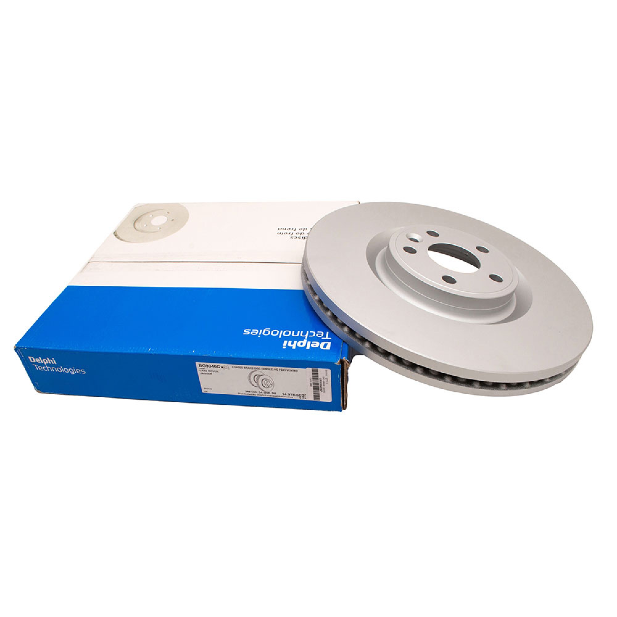 LR083647AP - Delphi Discovery Sport Front Brake Disc 349mm 18 Inch