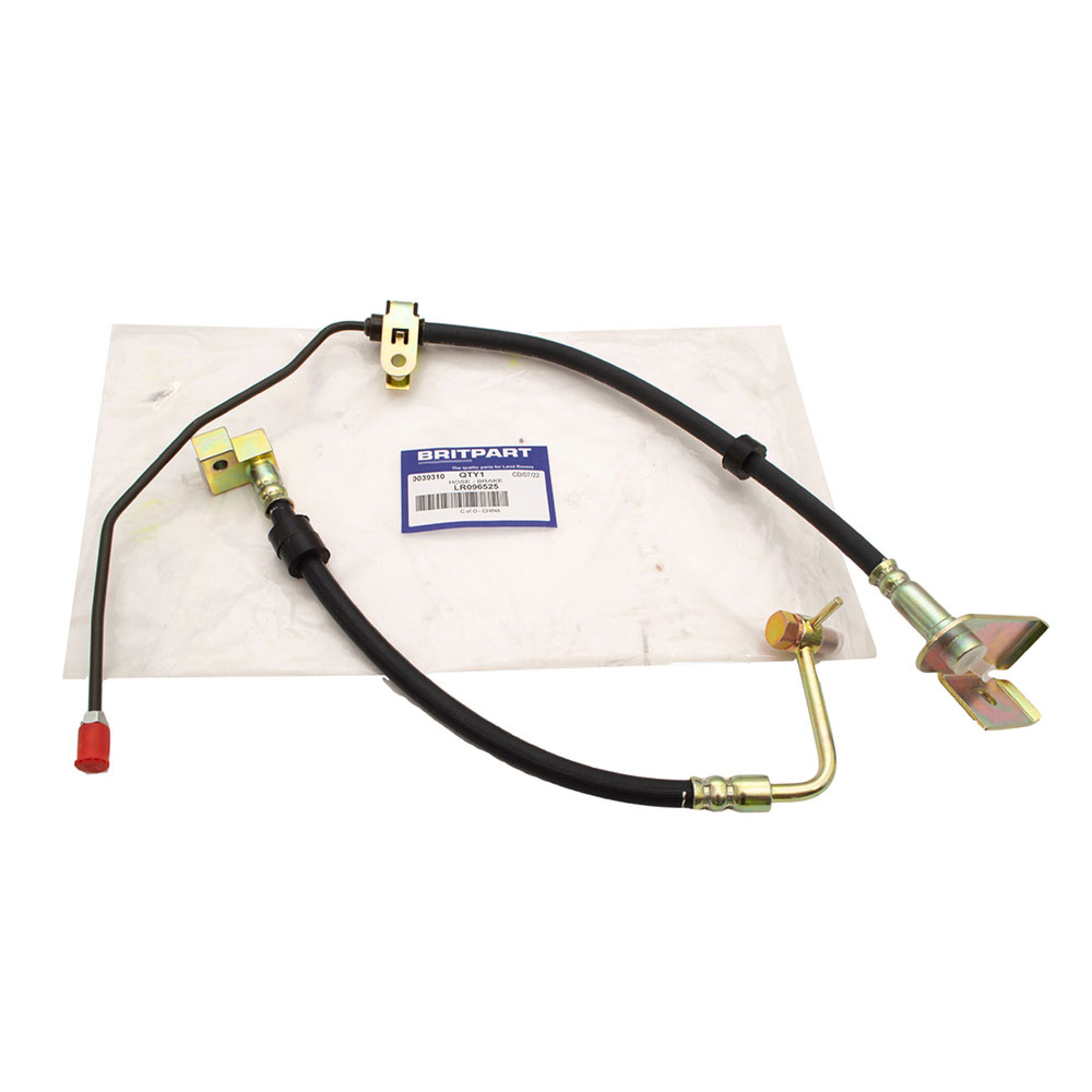 LR096525 - LH Rear Brake Hose to Caliper