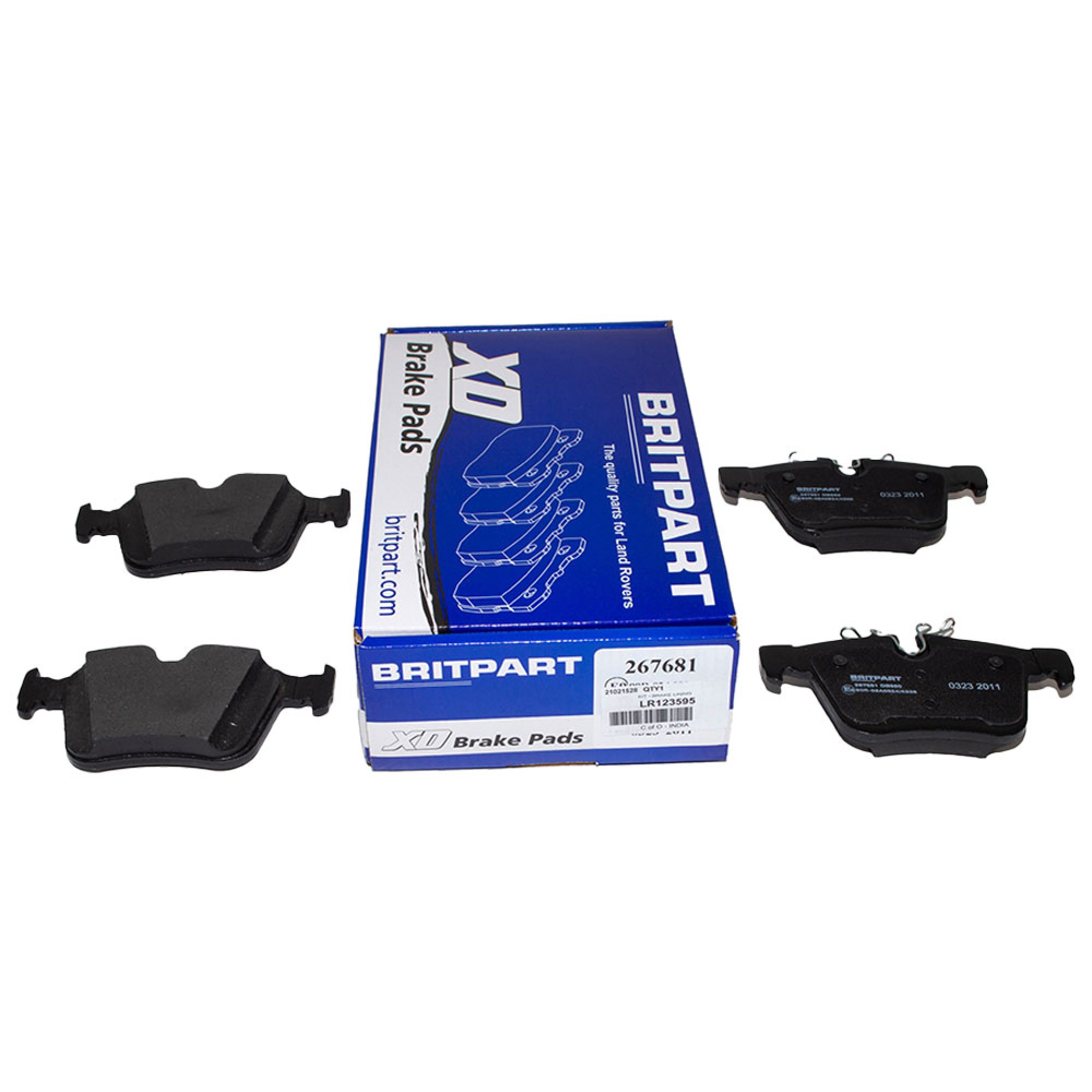 LR123595 - Rear Brake Pads Evoque & Discovery Sport 2015 on