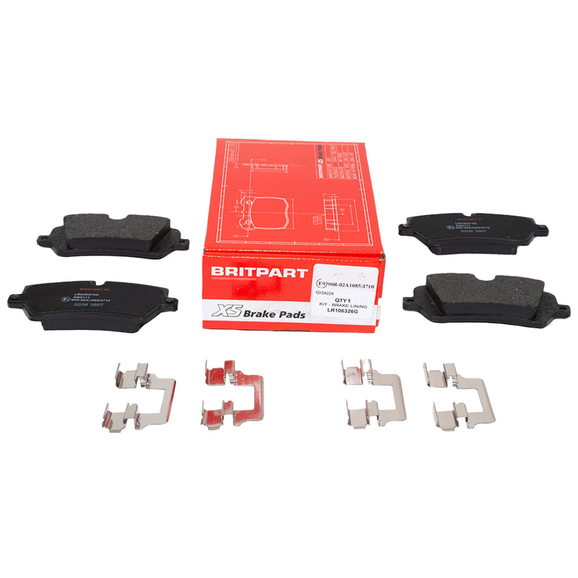 LR106326G - Genuine Rear Brake Pads Rrs 2013 on from Chassis Ja
