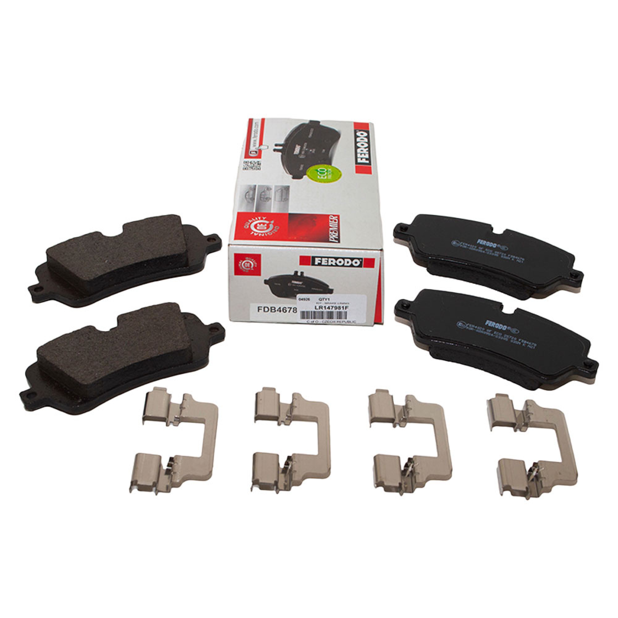 LR147981F - Ferodo Rear Brake Pad Kit 3.0L V6 and 5.0L V8