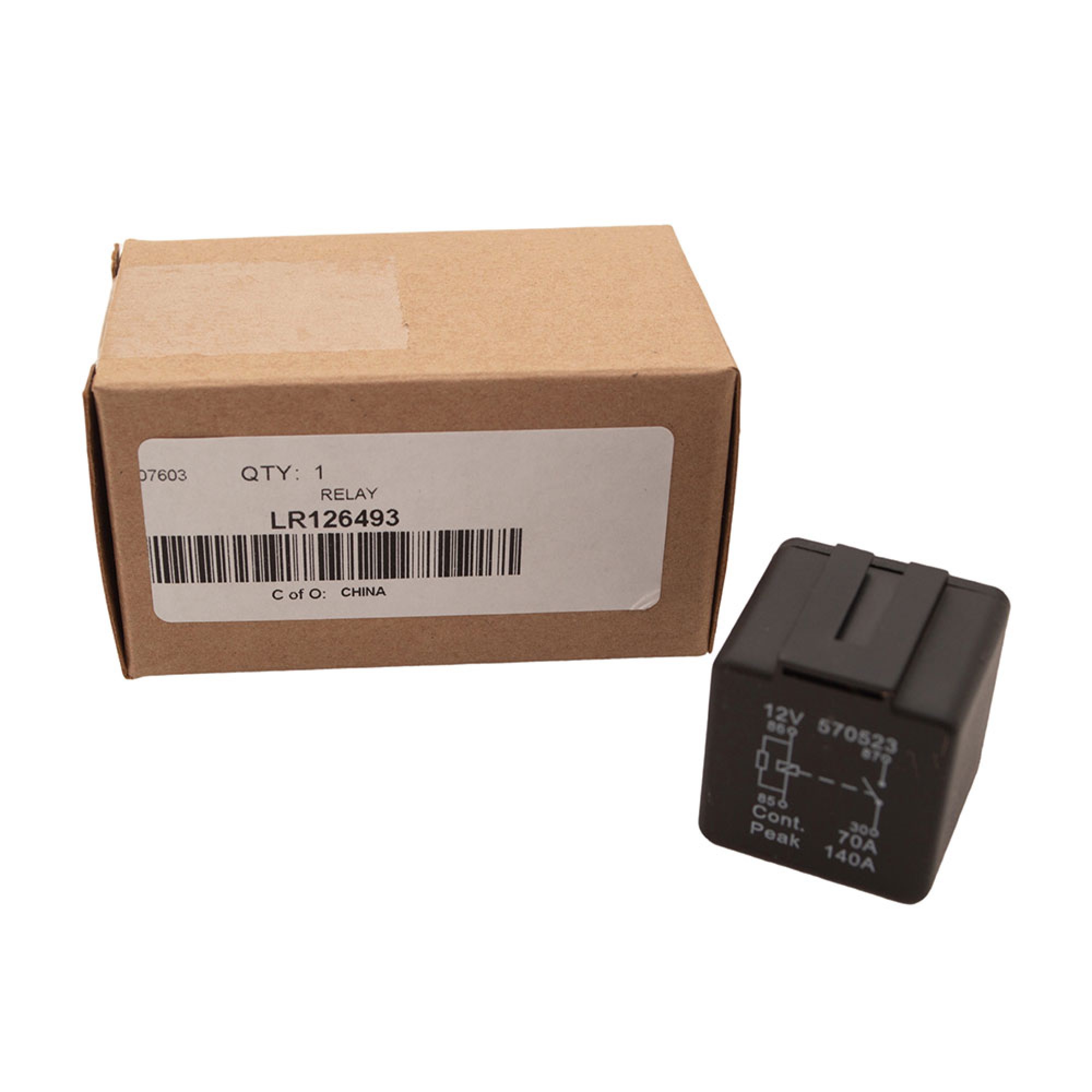 LR126493 - Relay 4 Blade 70 Amp Grey Mini