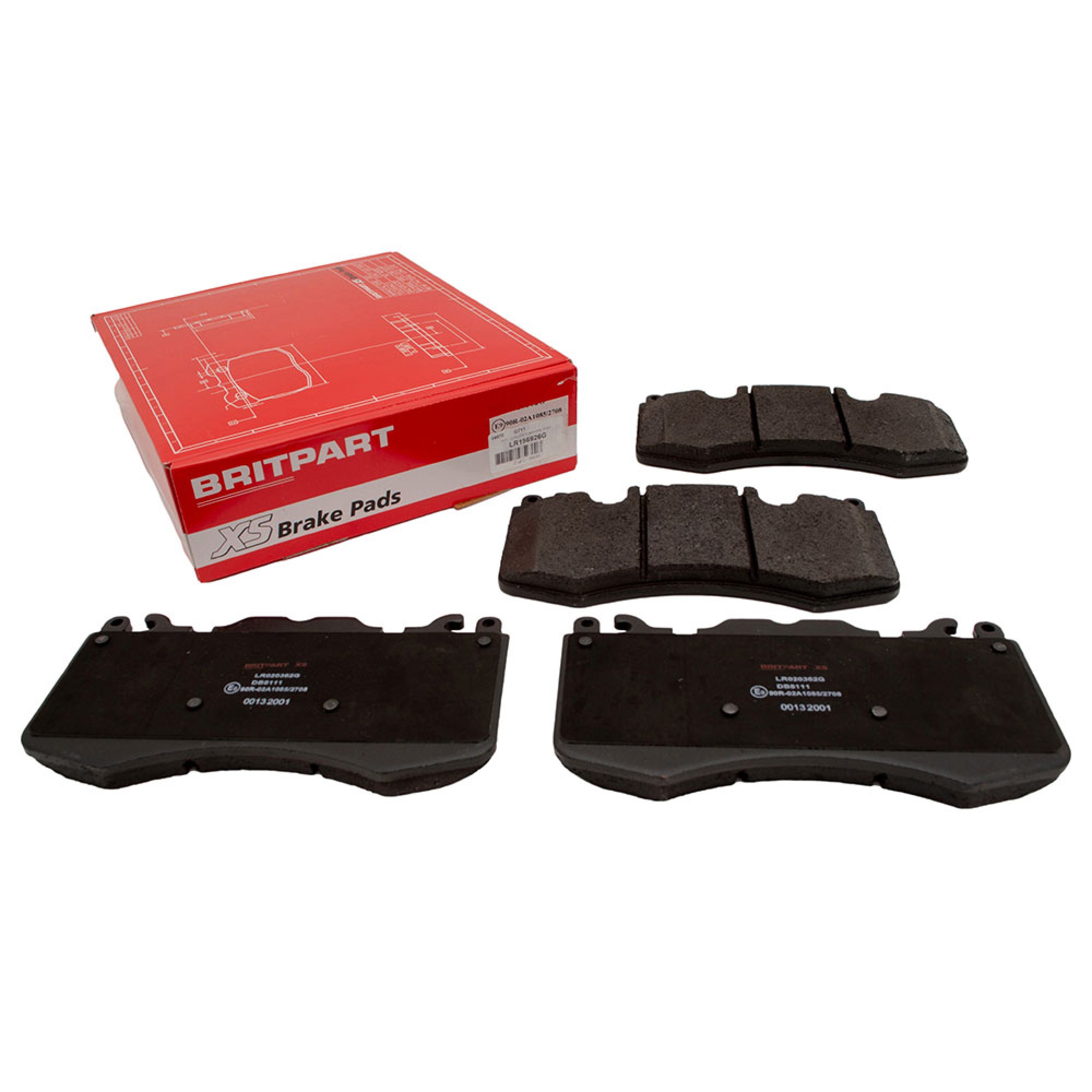 LR156926 - Front Brake Pads for 380mm Discs