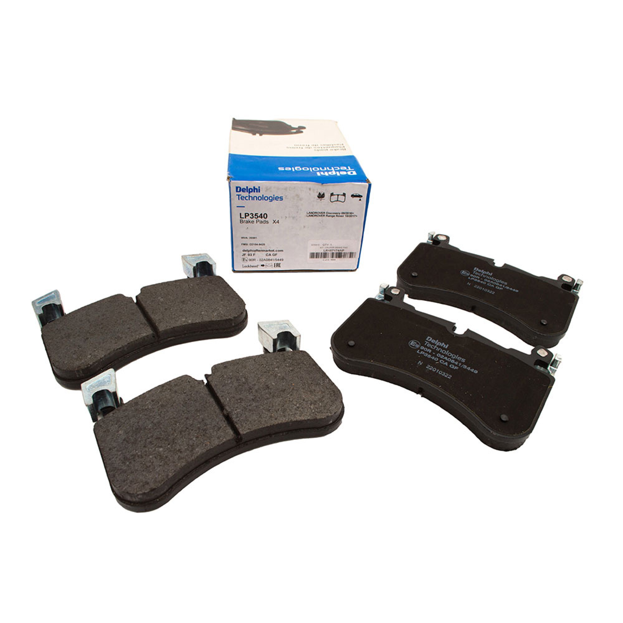 LR157174AP - Delphi Front Brake Pads from Chassis M2455001