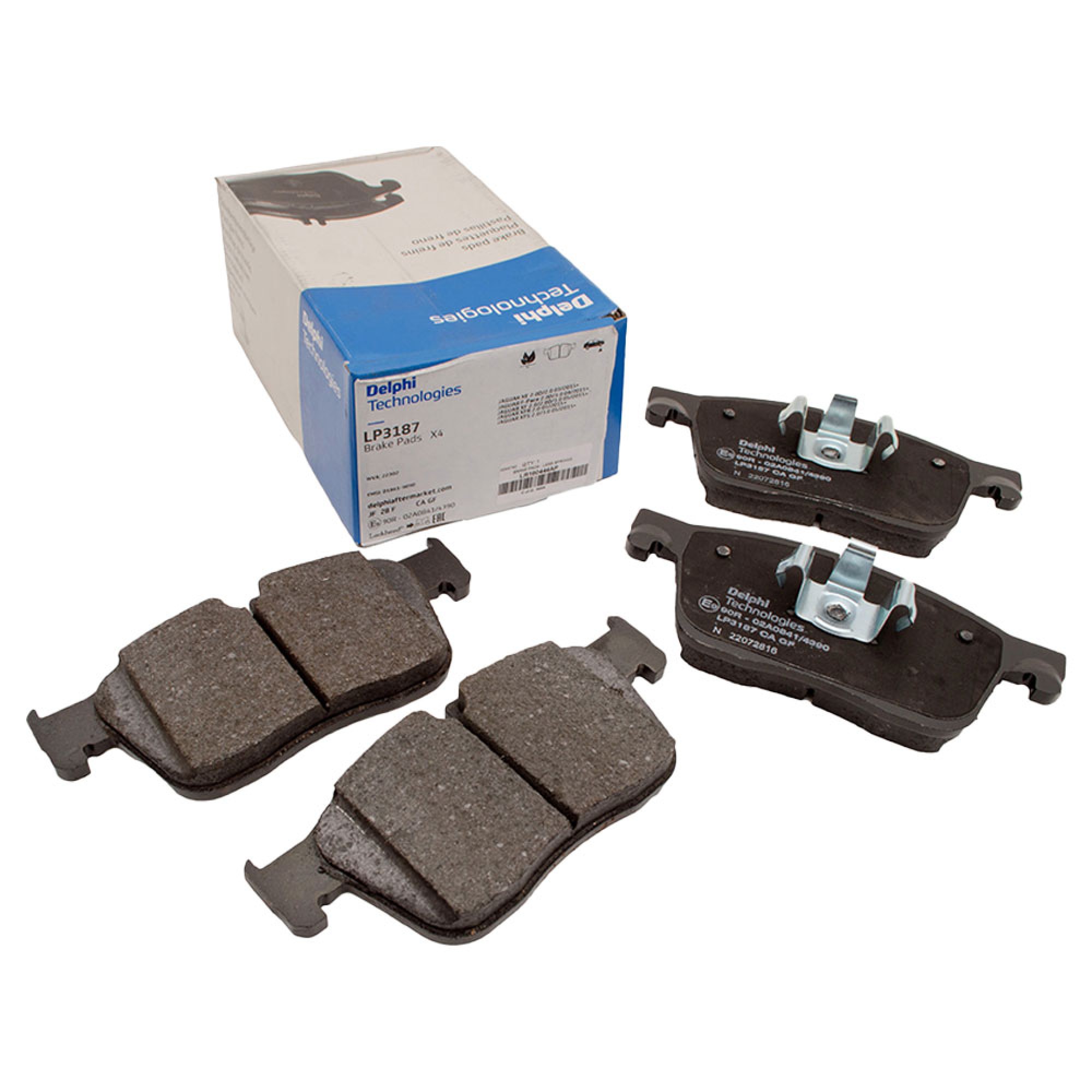 LR160444AP - Delphi Brake Pads - Less Springs Caliper Size 18