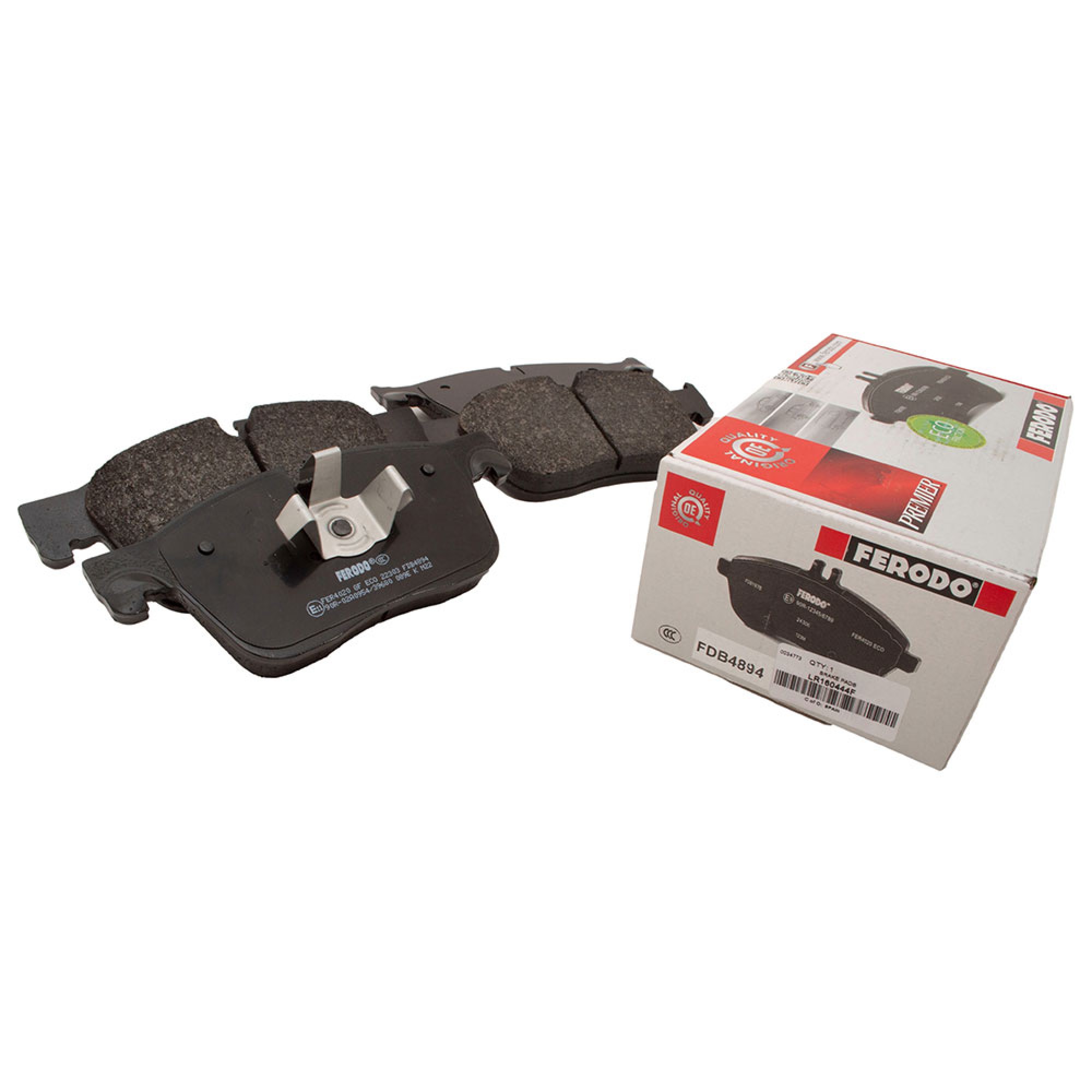 LR160444F - Ferodo Brake Pads - Less Springs Caliper Size 18