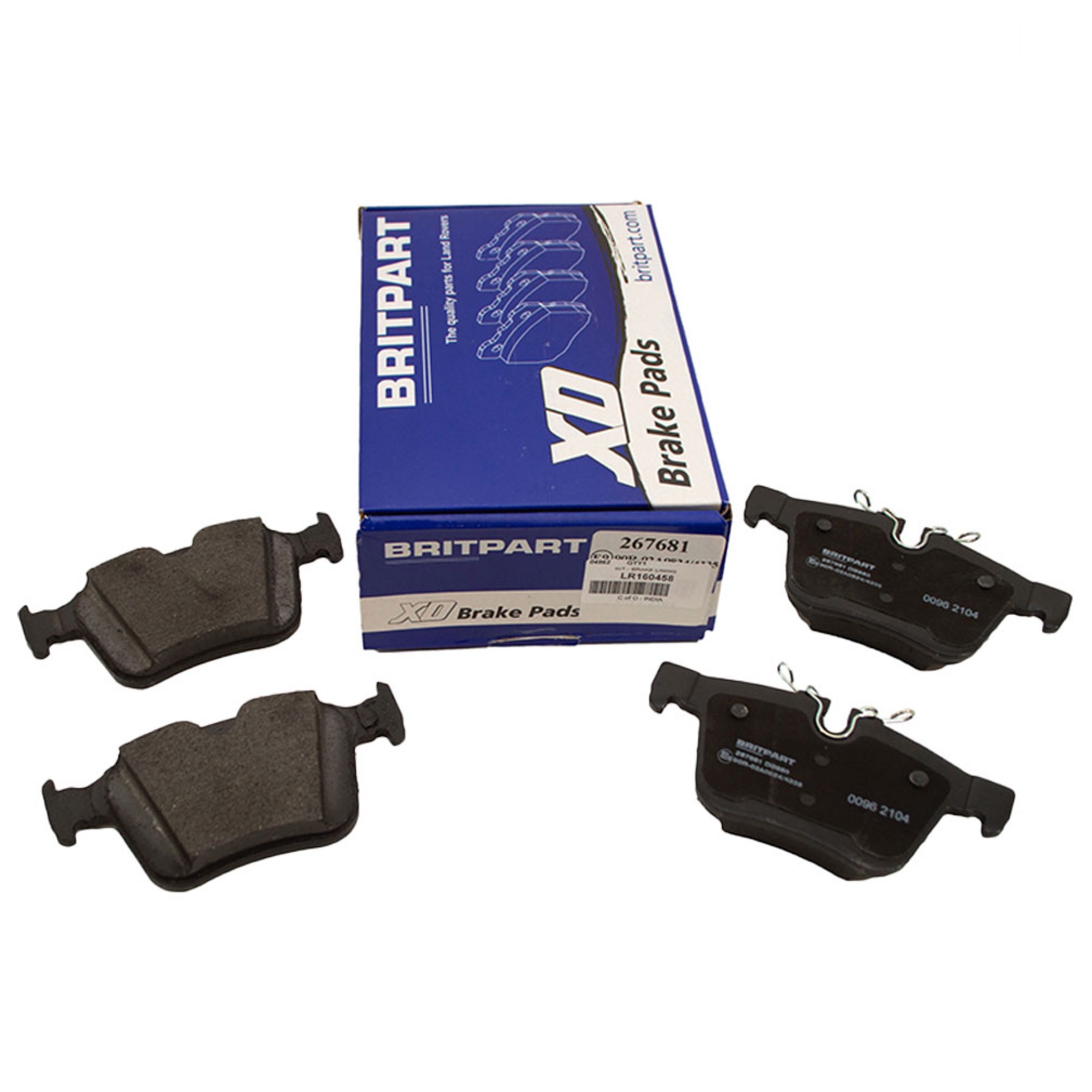 LR160458 - Rear High Performace Brake Pads from Chassis KH826532