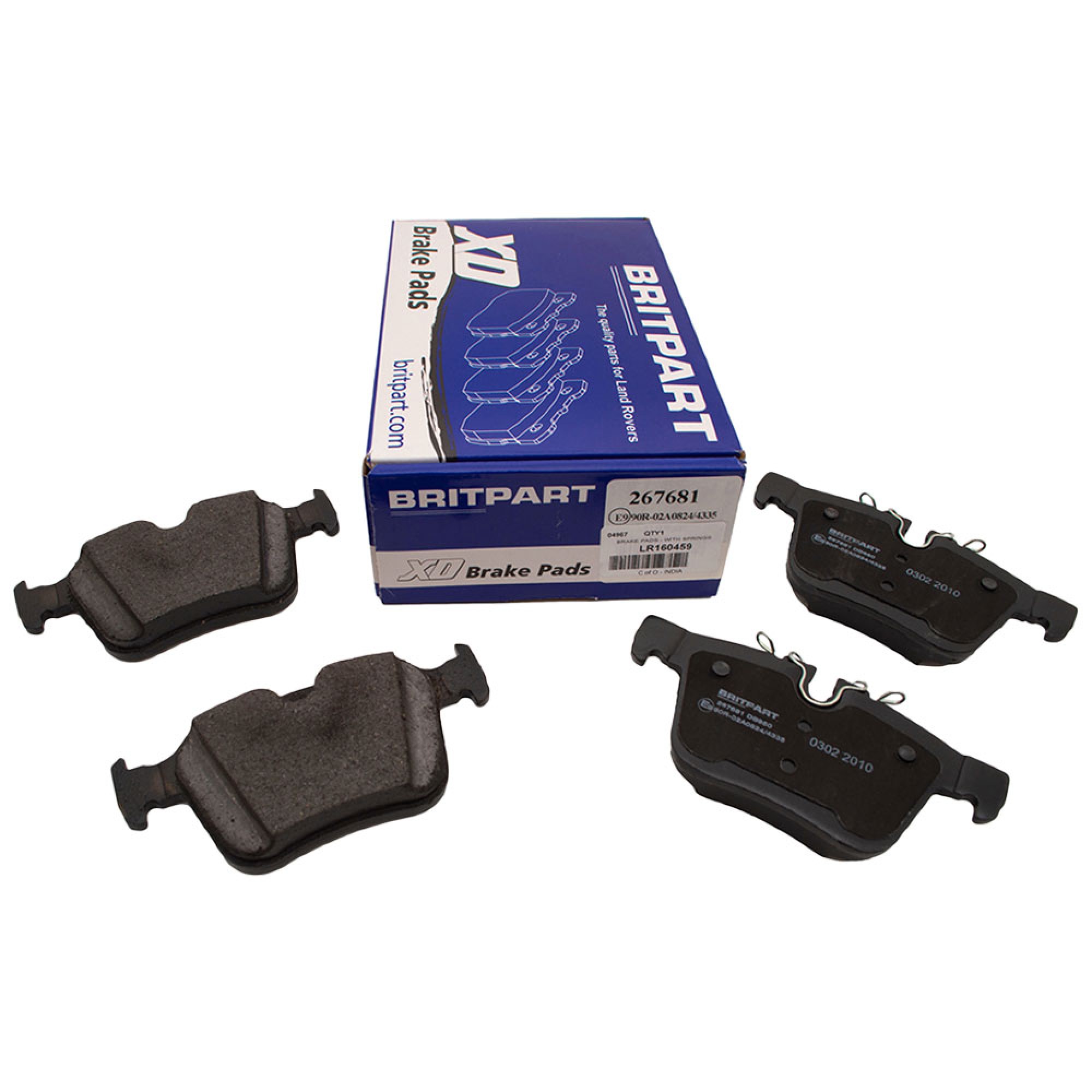 LR160459 - Rear Brake Pads from Chassis JH769721