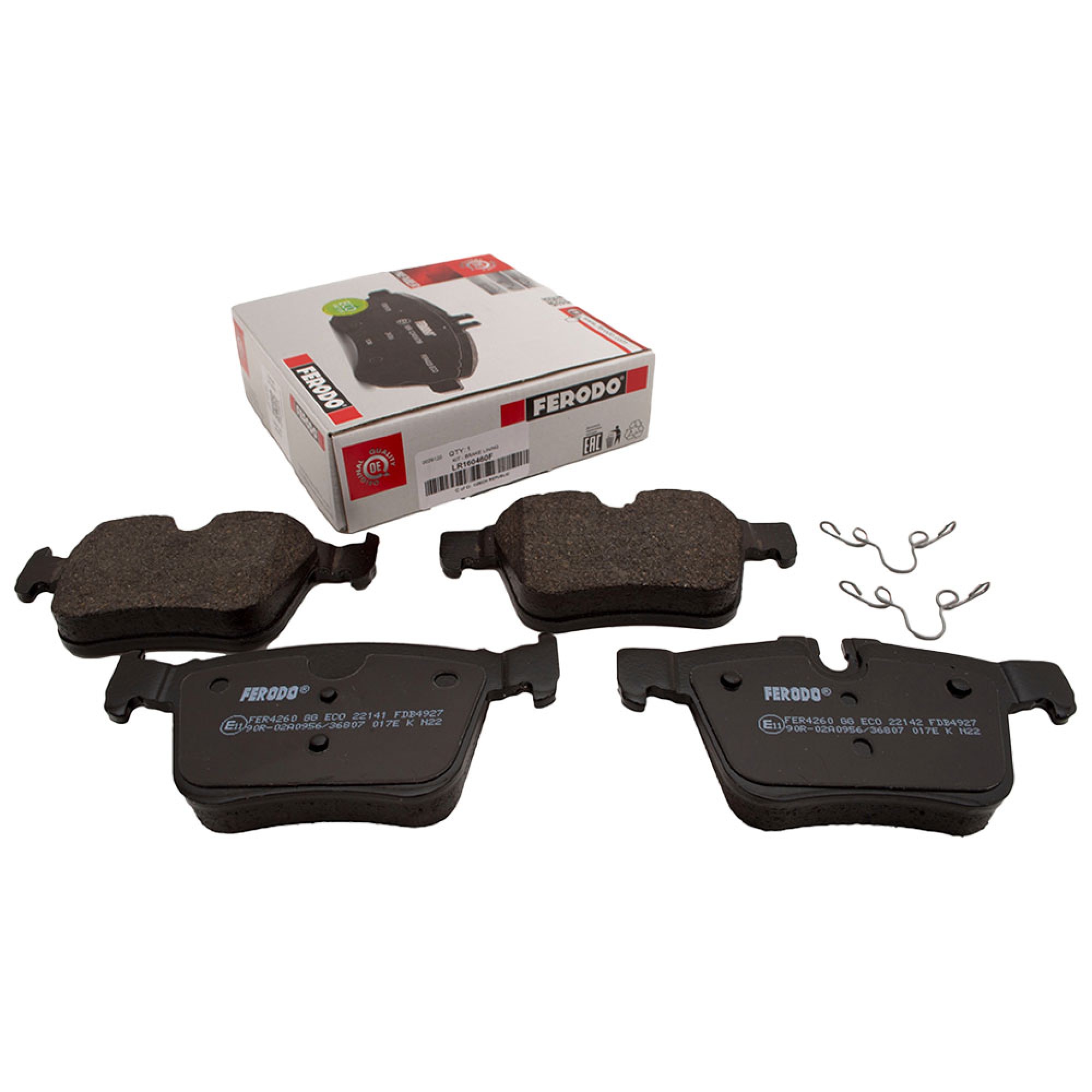 LR160460F - Ferodo Rear Brake Pad Set from Chassis MH901121