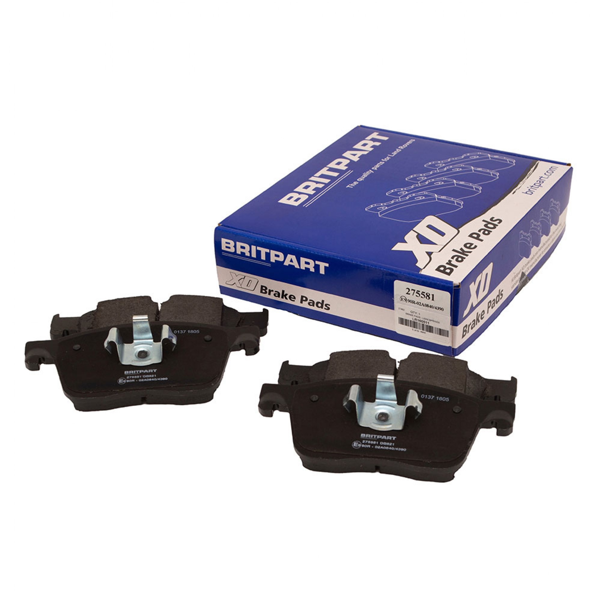 LR160511 - Front Brake Pads Standard Performace from Chassis MA000001