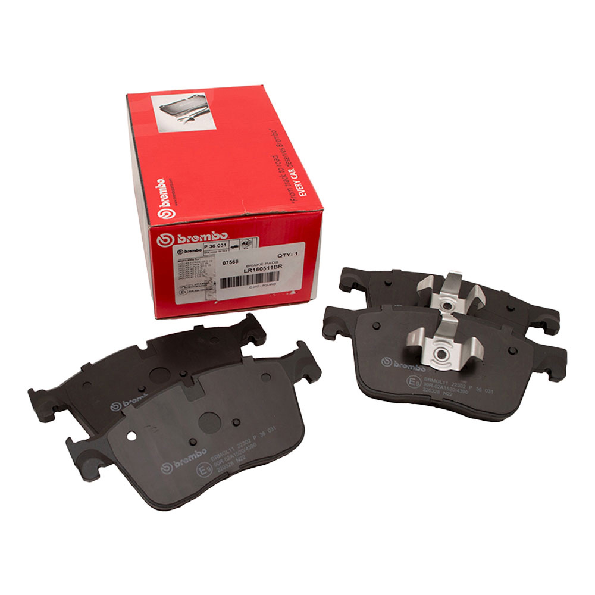 LR160511BR - Brembo Front Brake Pads