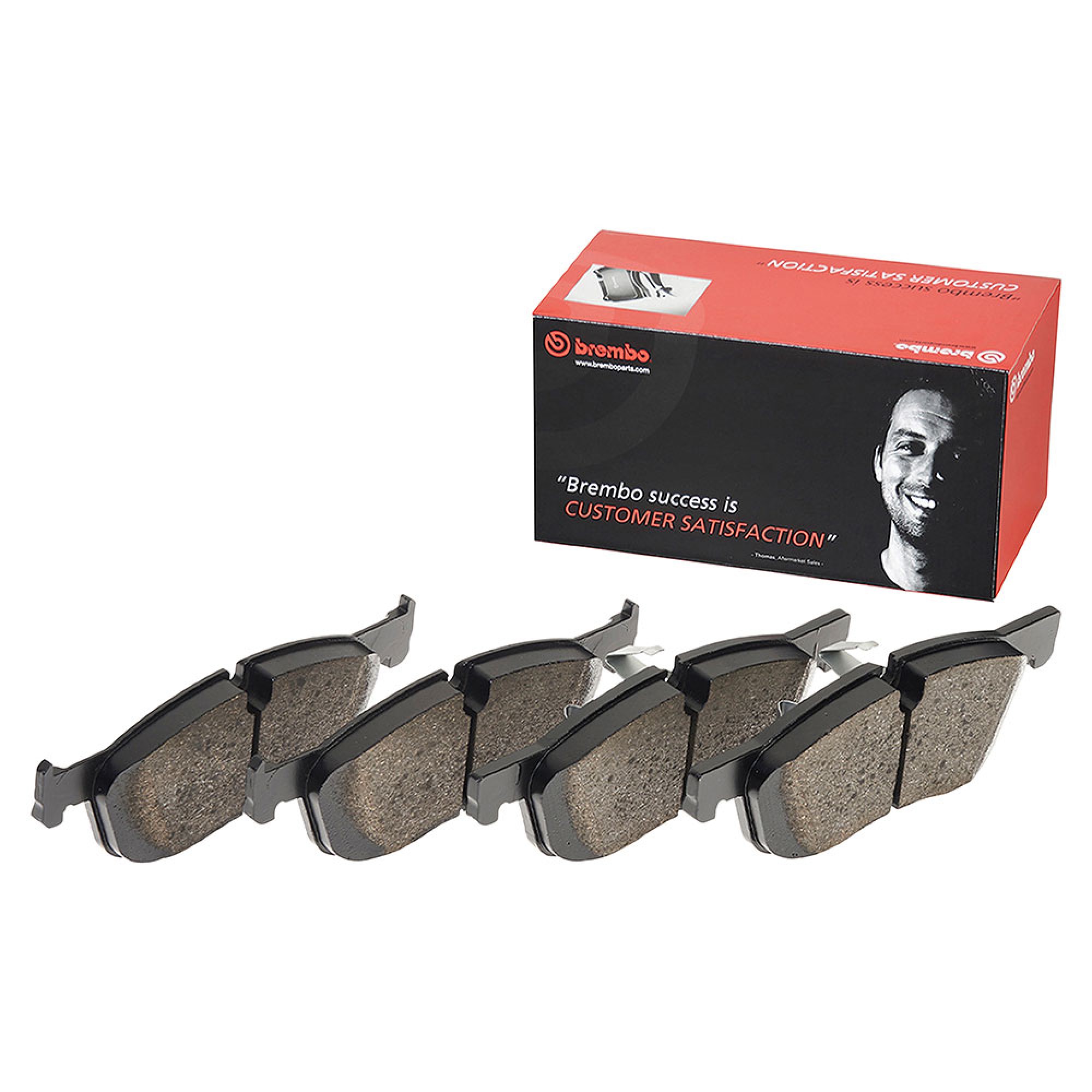 LR160540BR - Brembo Front Brake Pads - Less Springs from GH623527