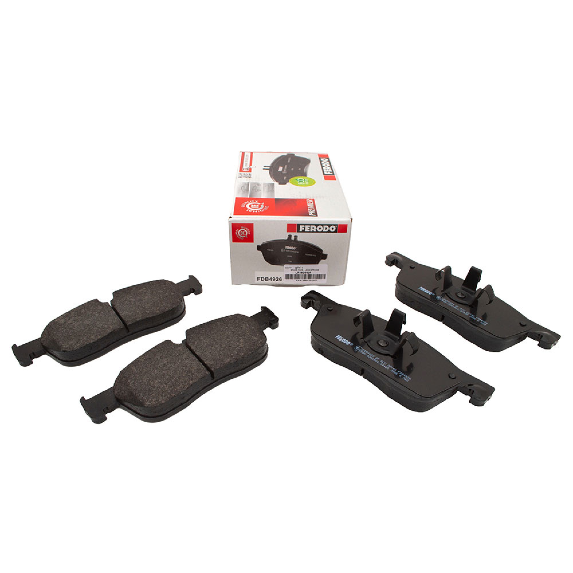LR160540F - Ferodo Front Brake Pads - Less Springs from GH623527