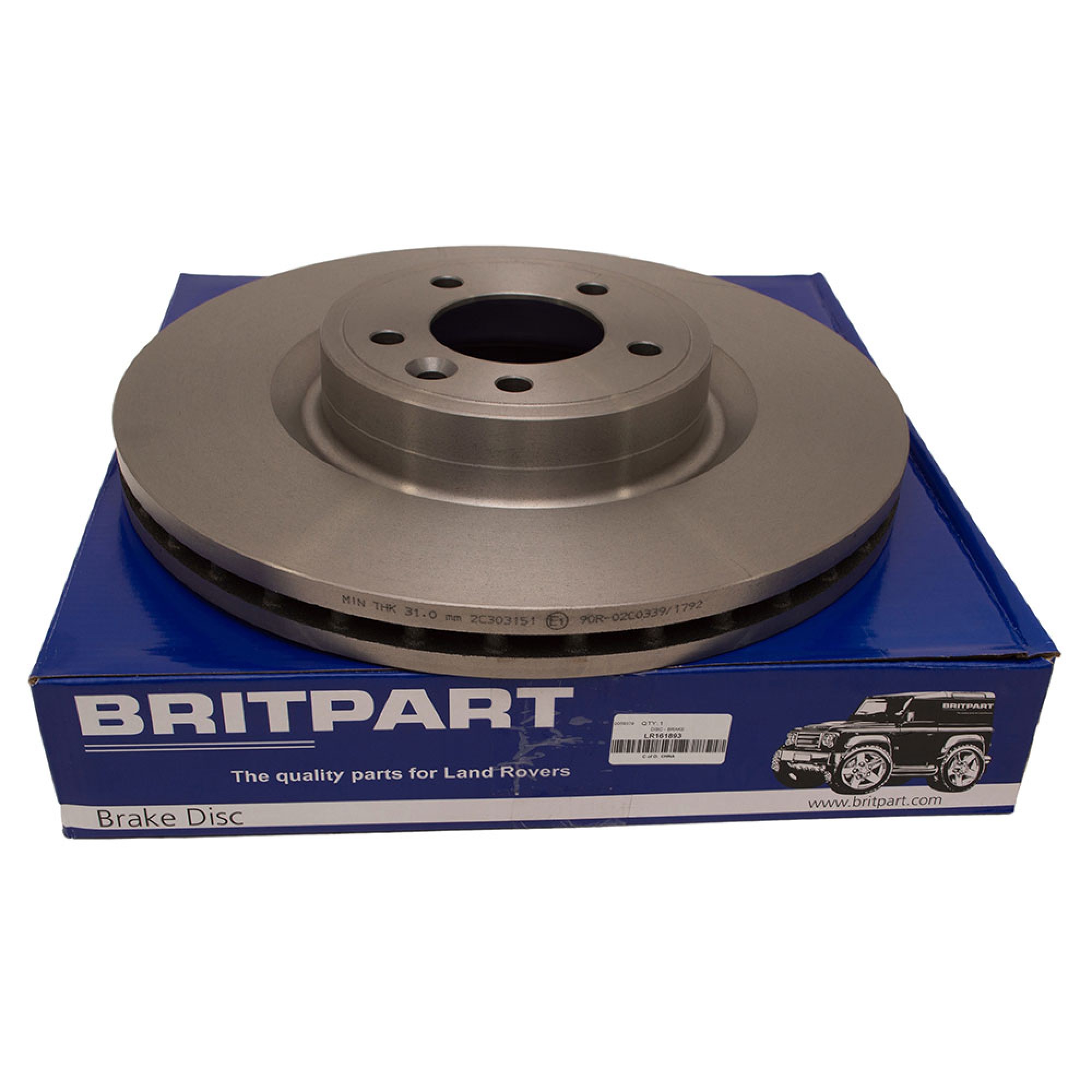 LR161893 - Brake Disc Front from Chassis NA453372