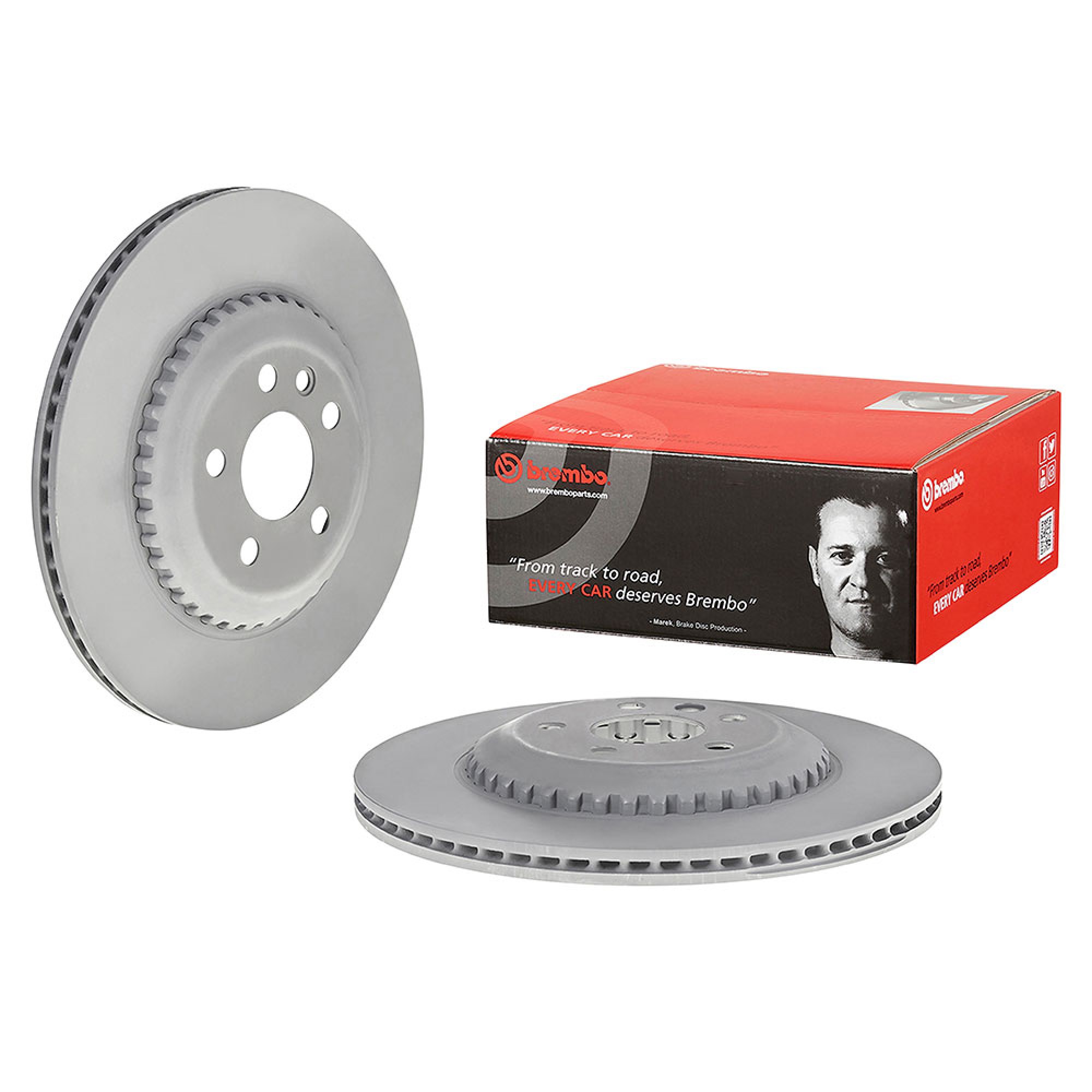 LR161919 - Brembo Rear Brake Disc 325mm (Pair)