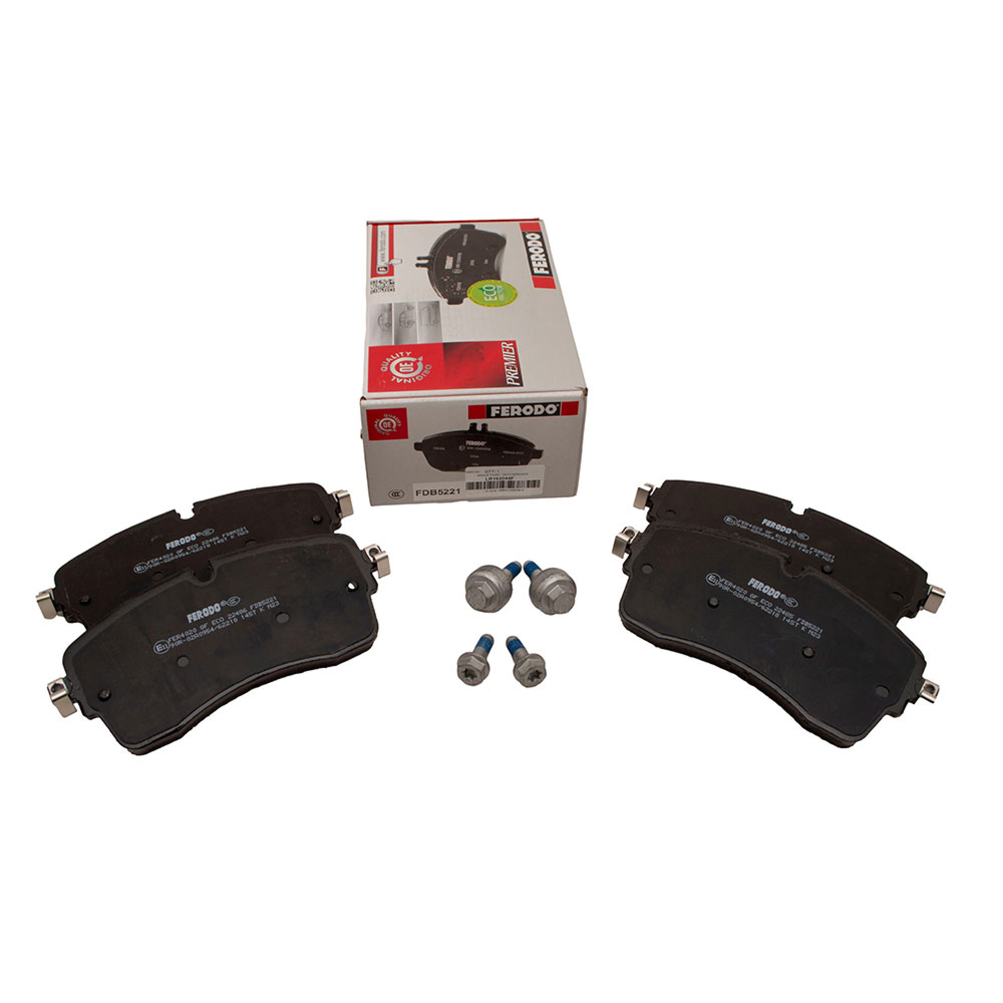 LR162044F - Ferodo Front Brake Pads from Chassis NA202613