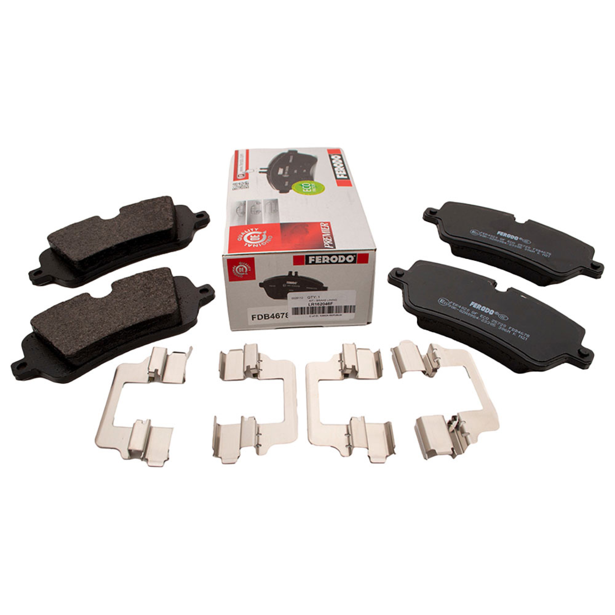 LR162046F - Ferodo Front Brake Pads from Chassis MA452334