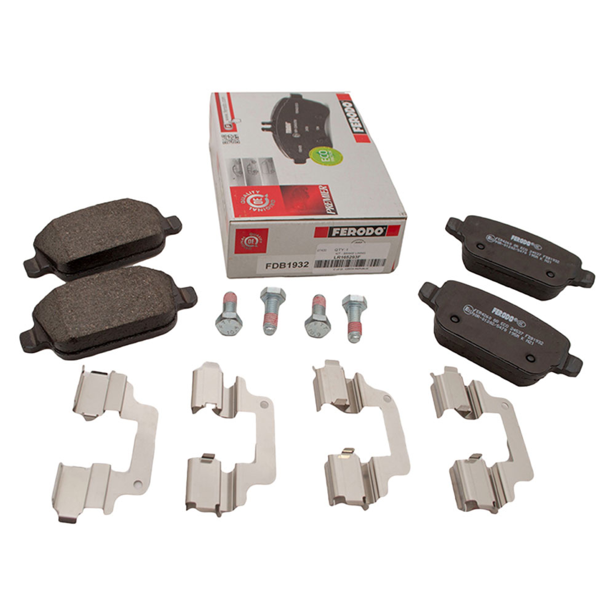 LR165293F - Ferodo 3.2 L Rear Brake Pads Freelander 2