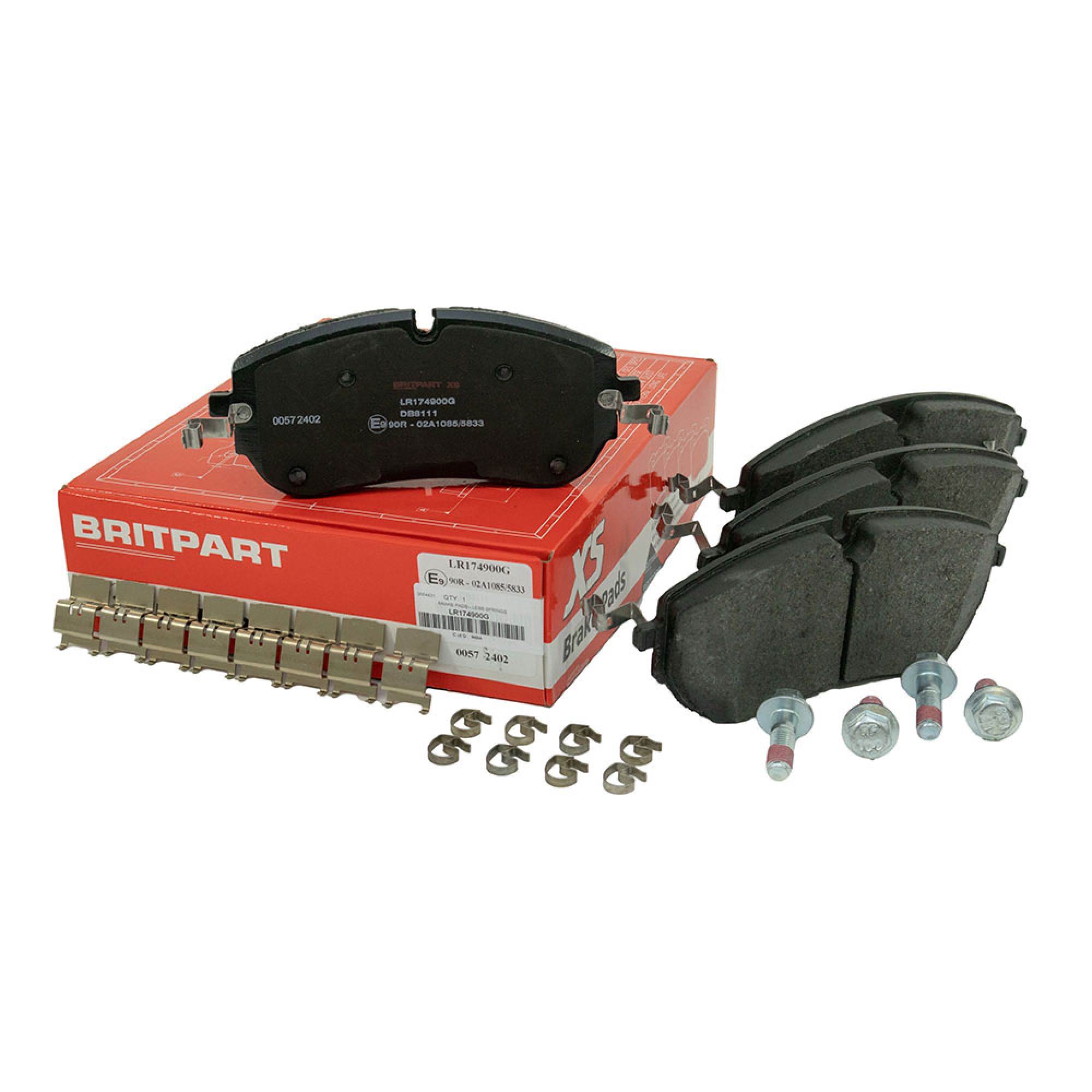 Britpartxs Front Brake Pads for 18" Brakes - LR174900 G