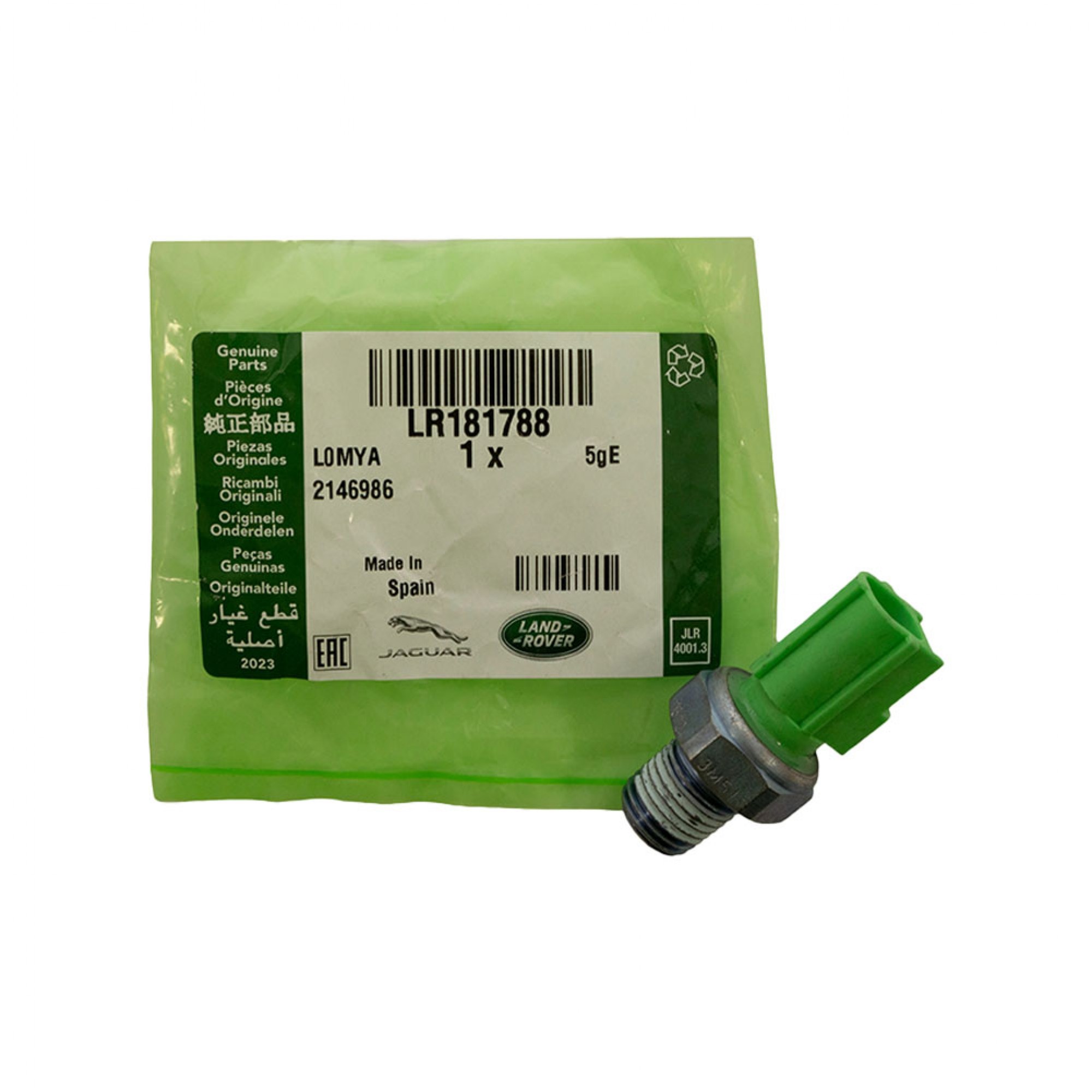 Genuine Oil Pressure Swtch Various Engines - LR181788LR