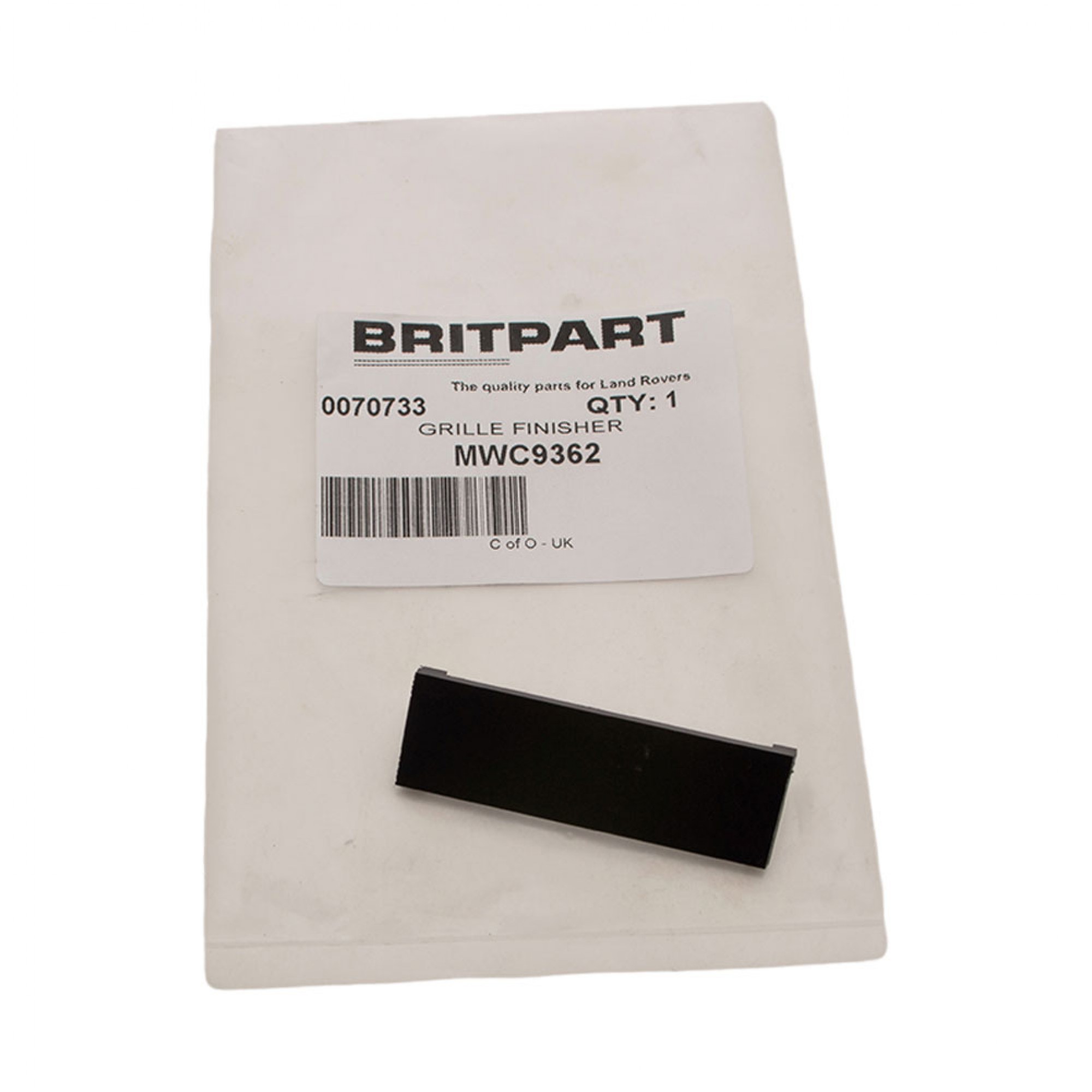 MWC9362 - Air Intake Grill Plastic Centre Trim 1993