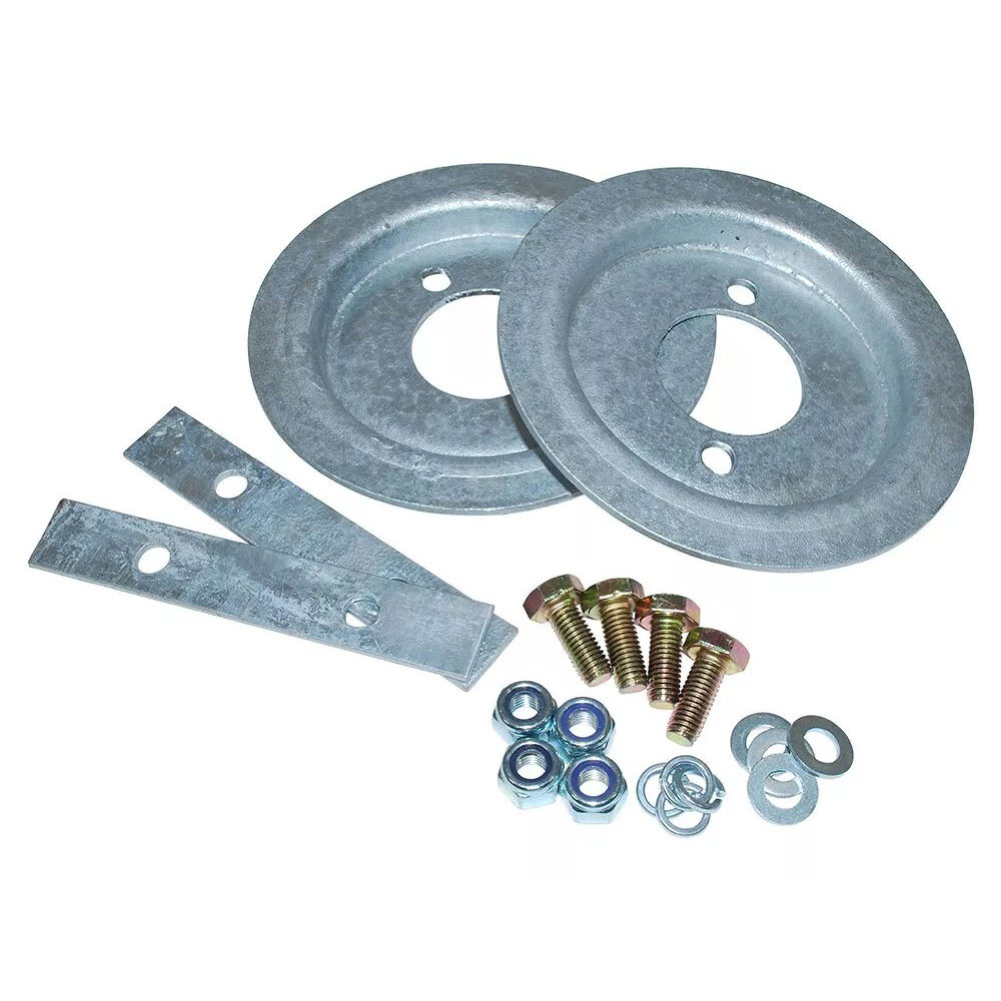 NRC9700GALVKITR - Coil Spring Seat Rear Kit Galvanized Defender D1 and RRC