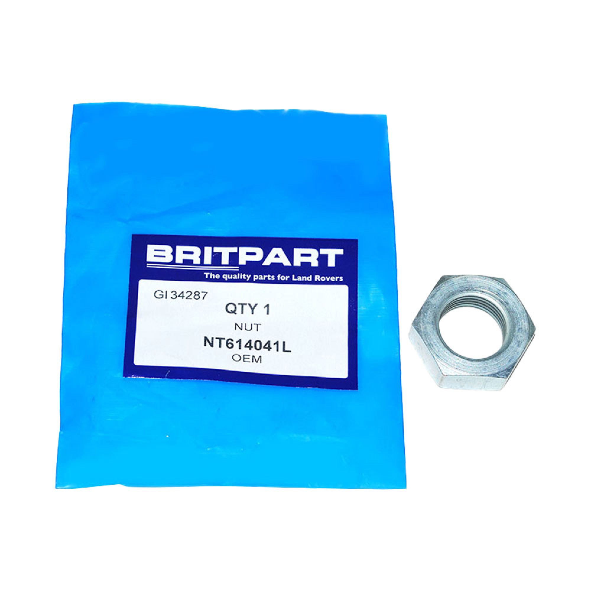 Nut Drop Arm to Steering Box Adwest 4 Pin Box - NT614041L