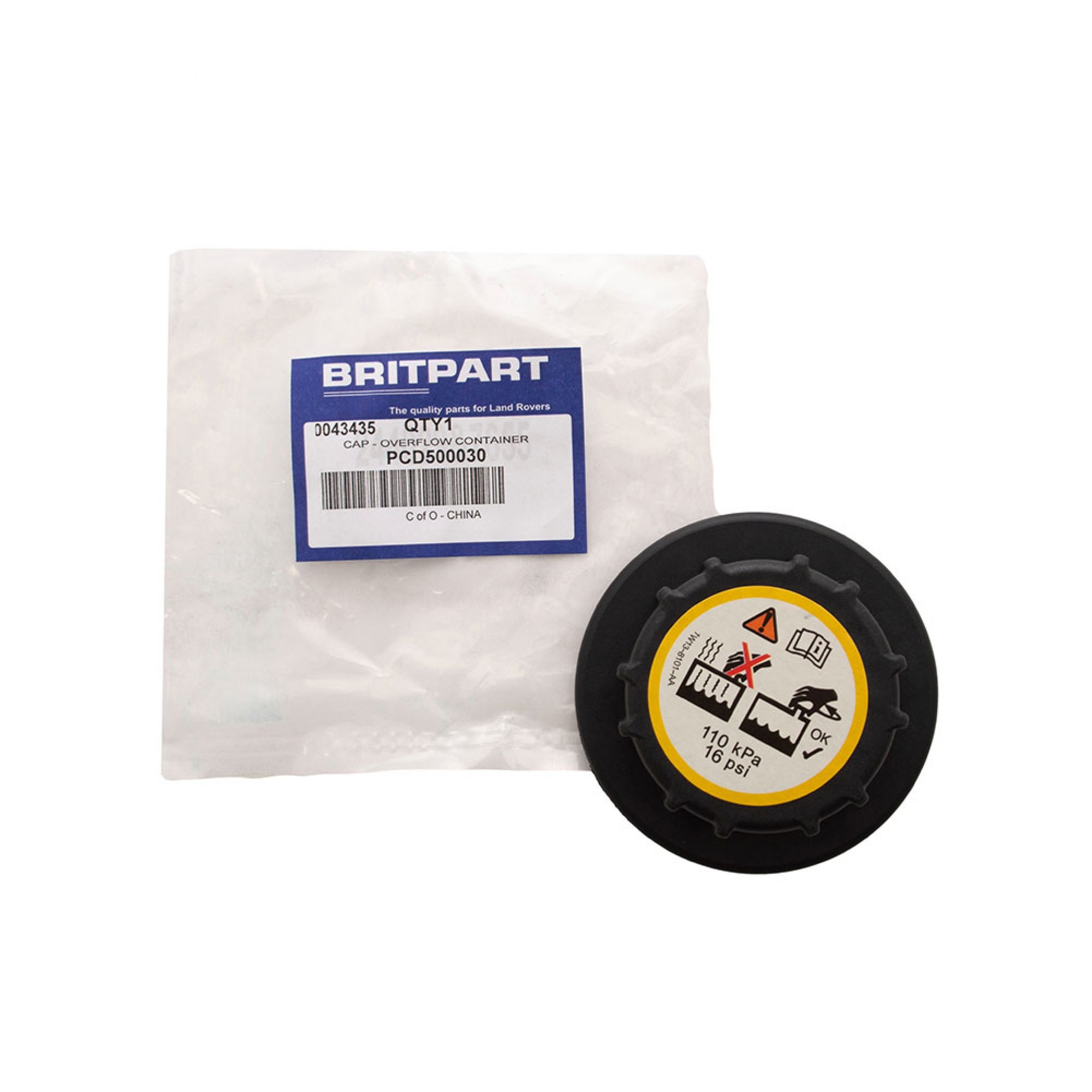 PCD500030 - Expansion Tank Cap