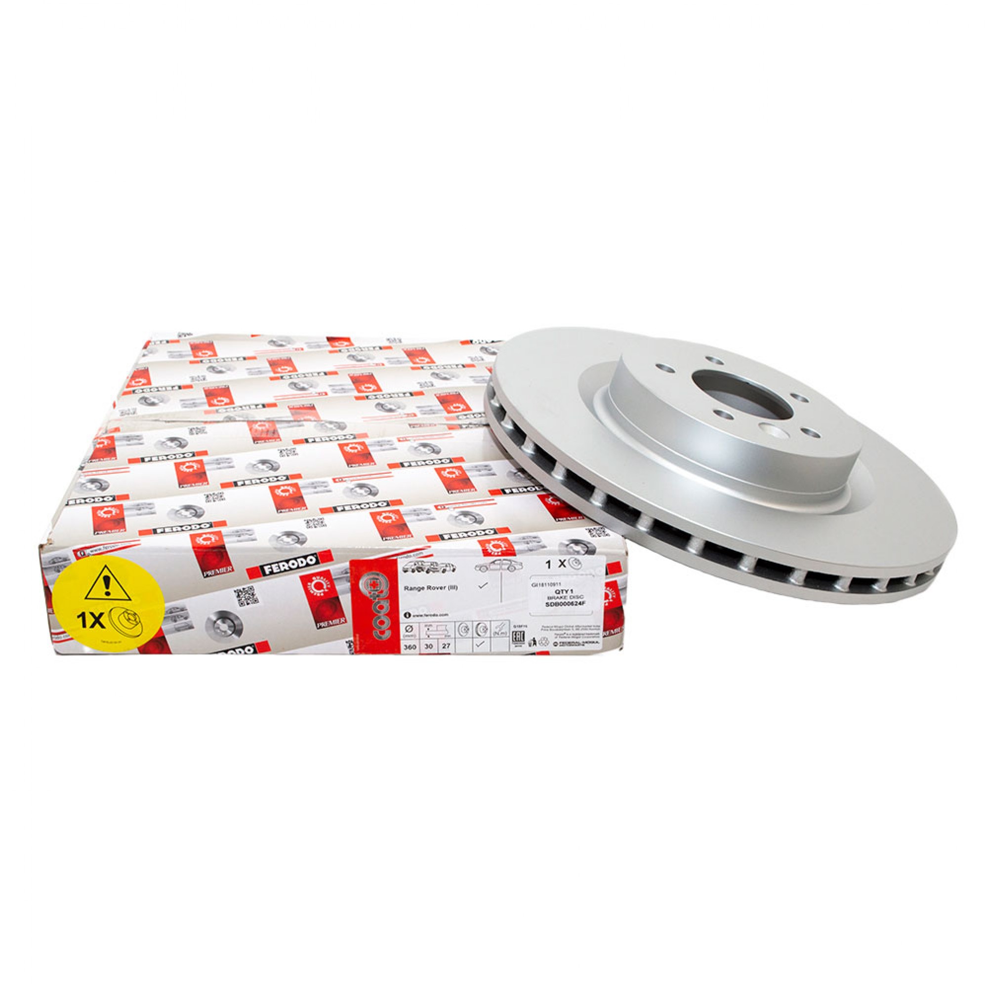 SDB000624F - Ferodo Front Brake Disc Non Genuine Discovery 4 3.0L Diesel