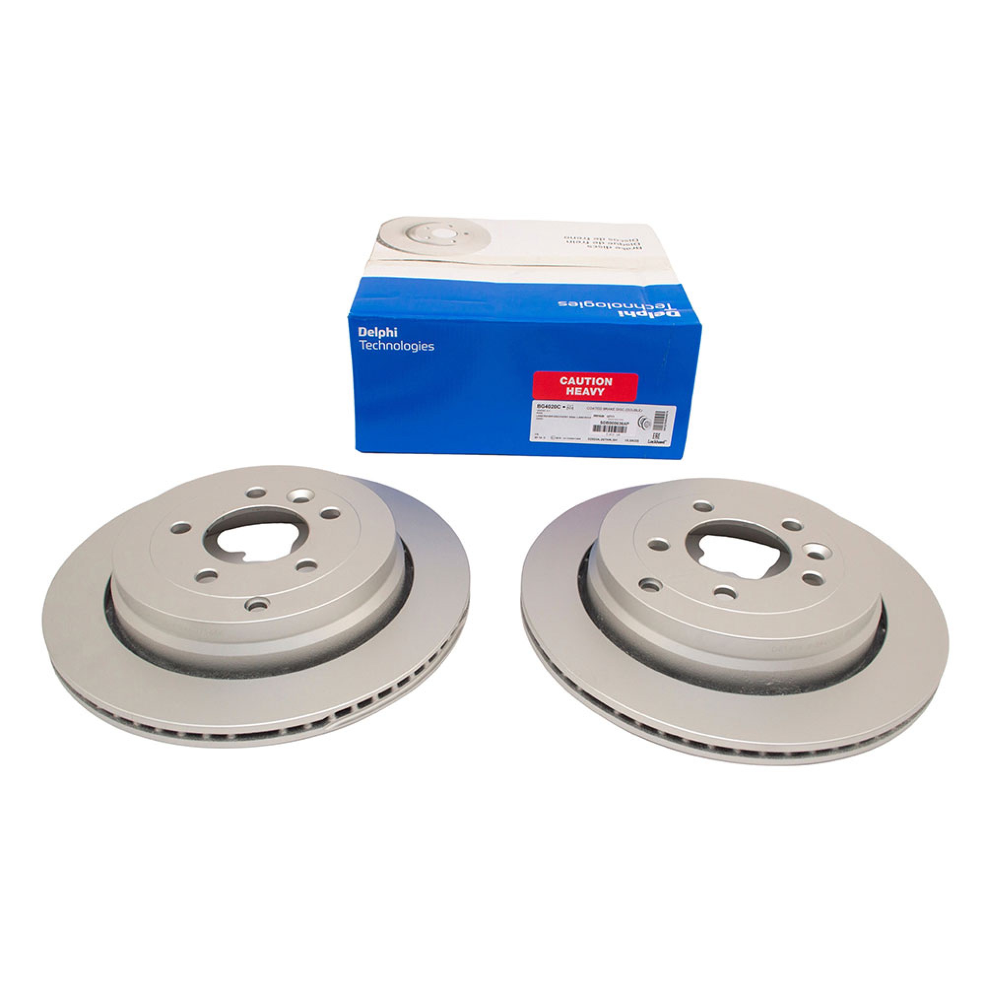 SDB000636AP - Delphi Brake Discs Rear Discovery 3 Priced As Pair