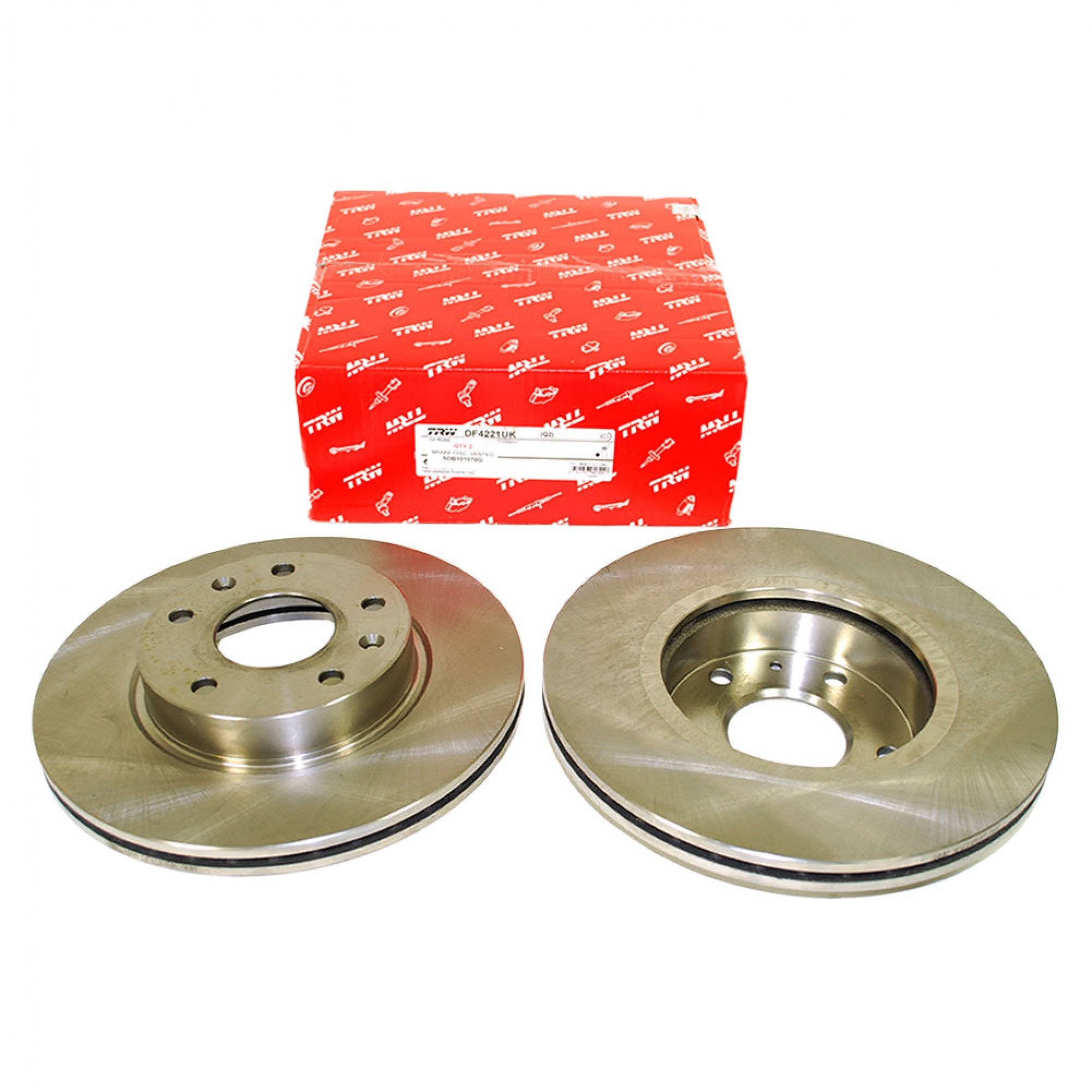 SDB101070TRW - Trw Vented Disc (Pair) Front Freelander 2001 on