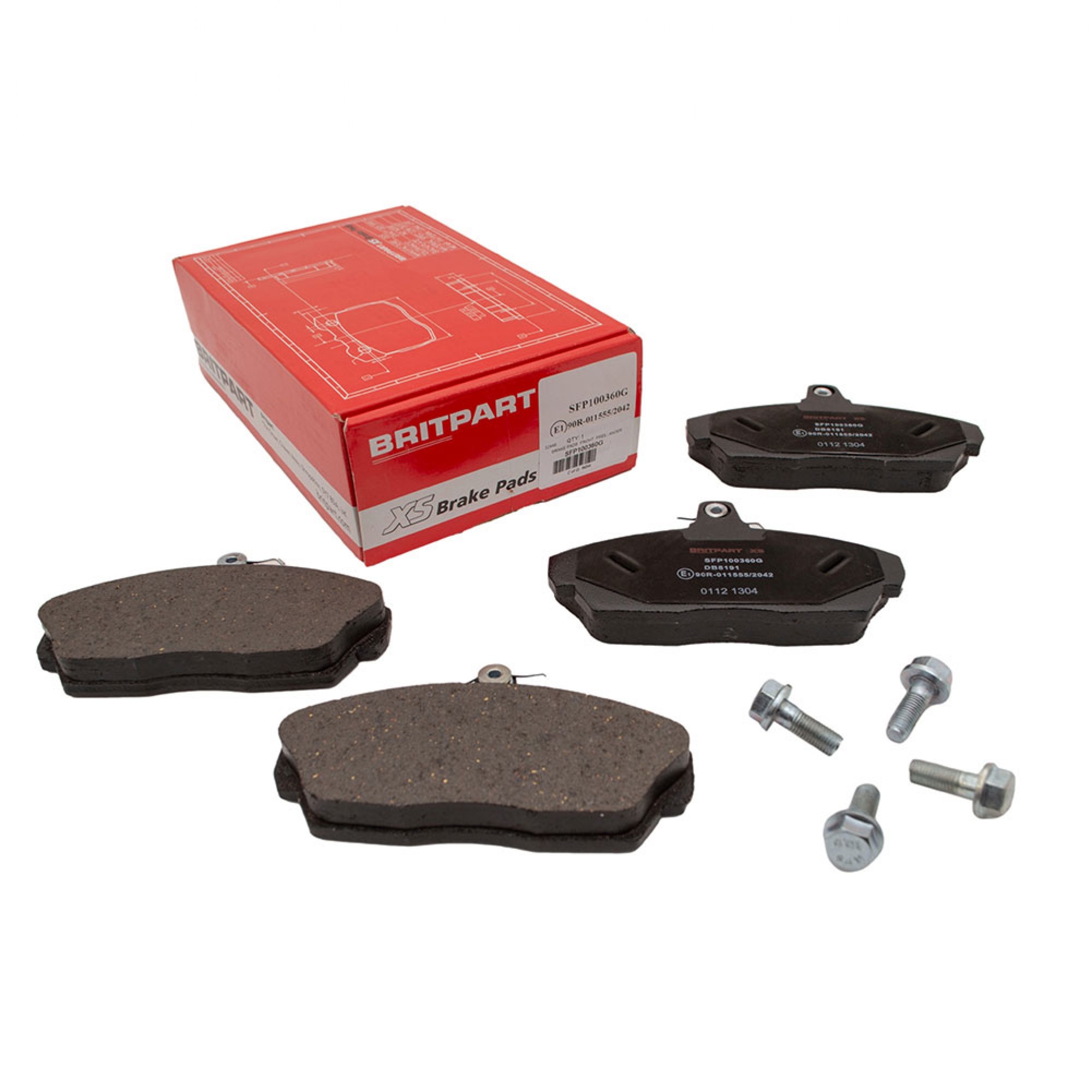 SFP100360G - Trw Brake Pad Set Front to YA999999 2001 Freelander