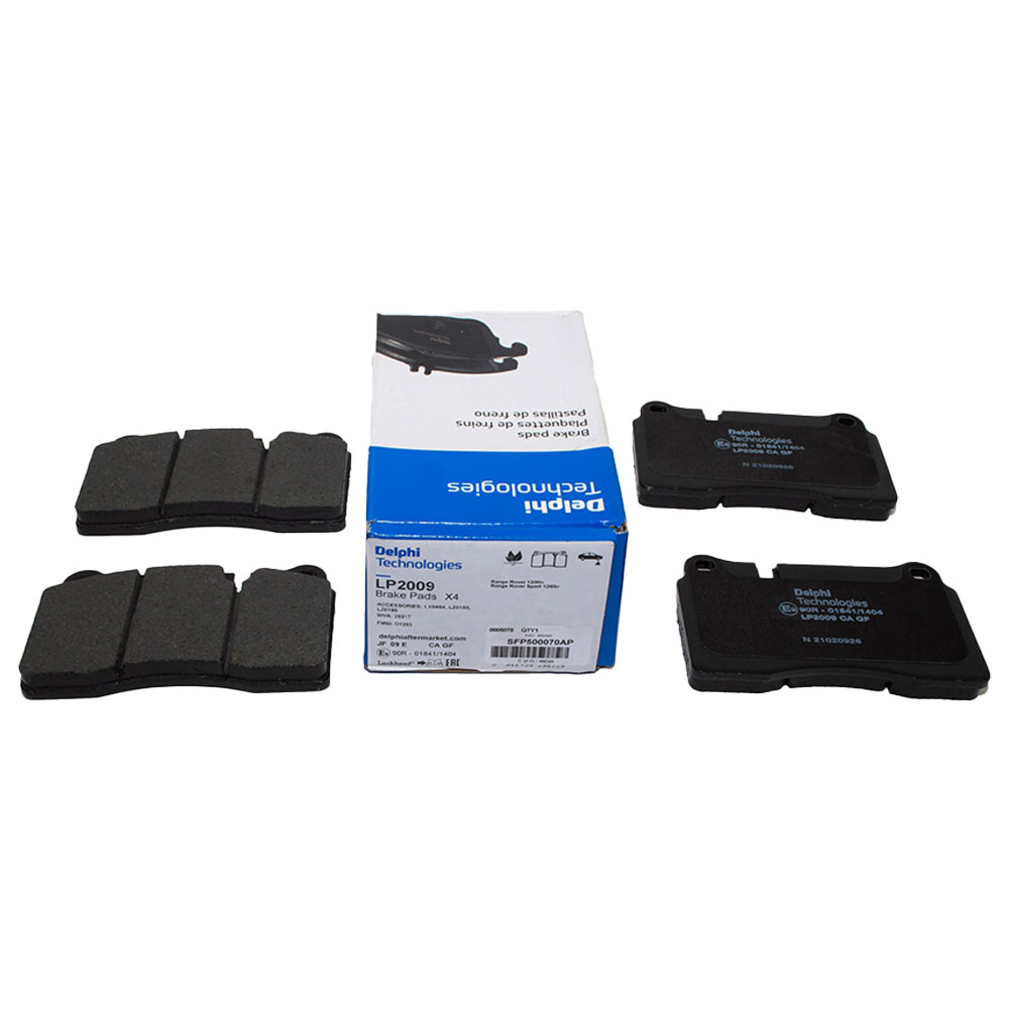 SFP500070AP - Brake Pad Kit Delphi Front 4.2 Supercharged and 3.6 V8