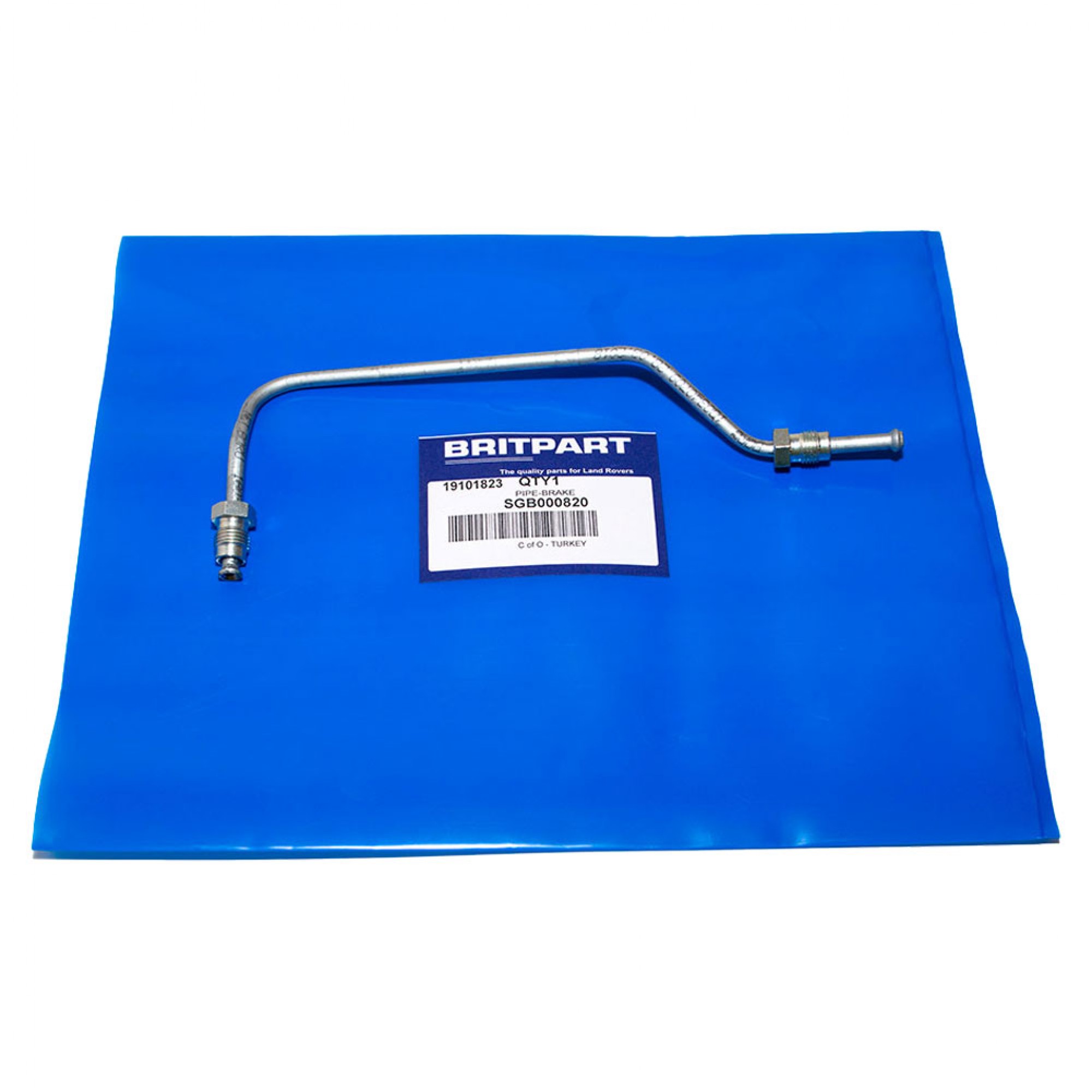 SGB000820 - Brake Pipe LH Rear Hose to Cylinder from 1A000001