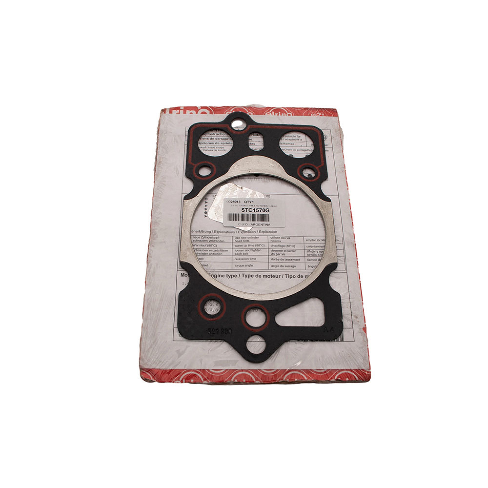 STC1570G - Elring Range Rover Classic 2.5L Turbo Diesel VM Head Gasket 3 Hole