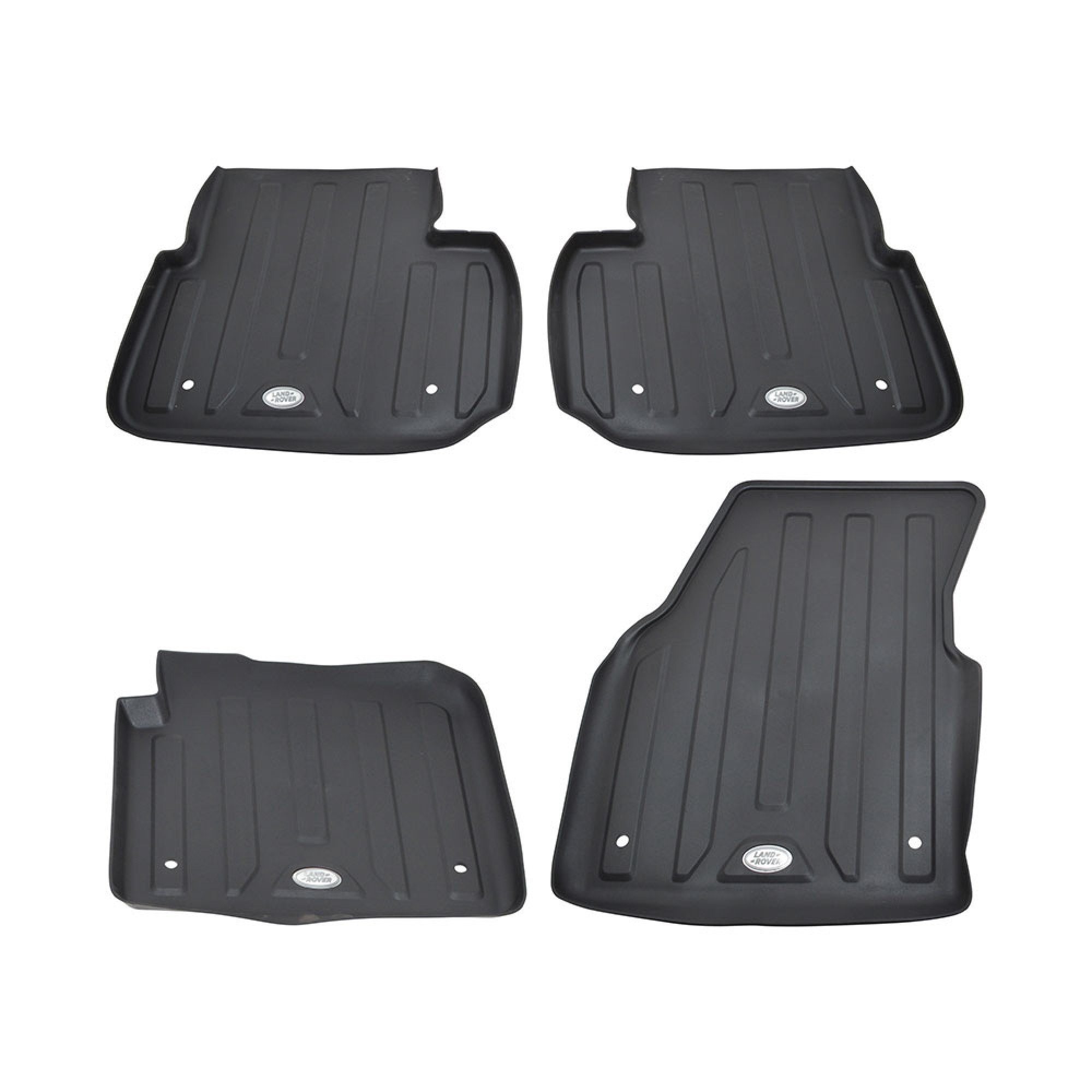 VPLCS0278 - Genuine 1ST and 2ND Row Black Rubber Mats RHD