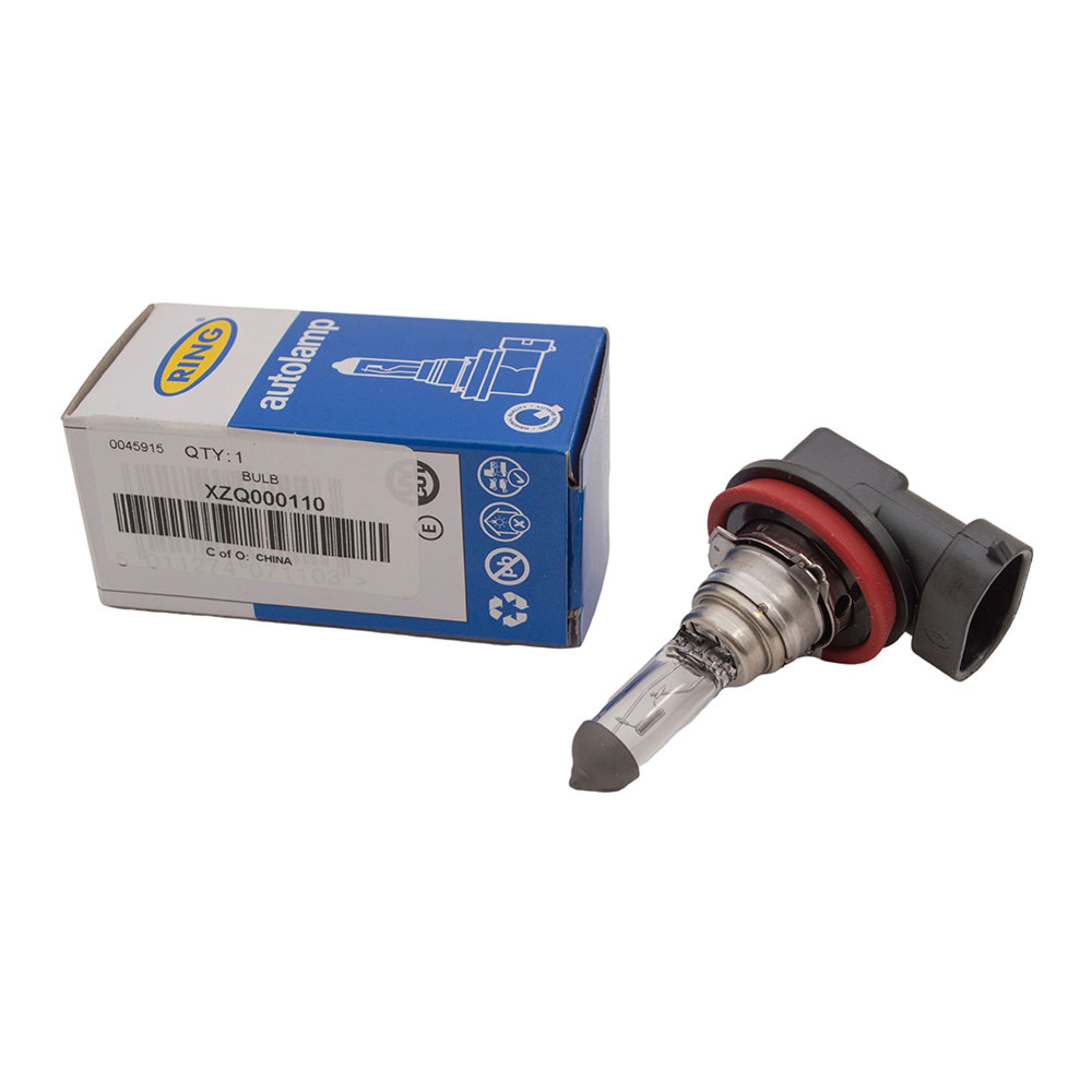 XZQ000110 - Bulb and Holder 55 Watt H11 for Fog Lights