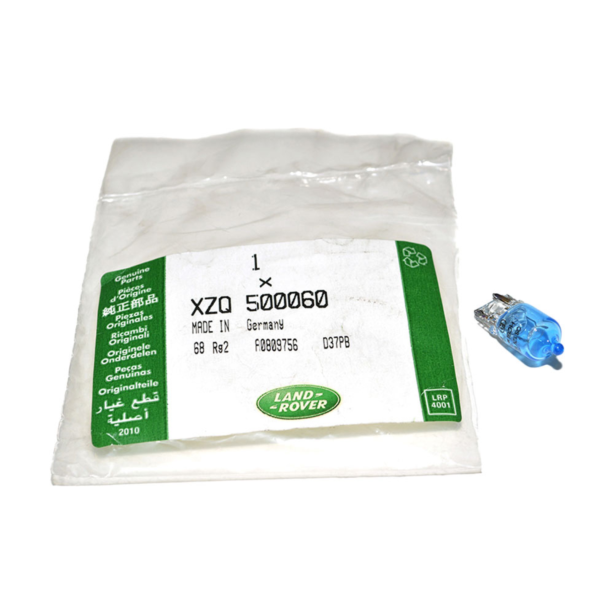 XZQ500060 - Genuine Bulb Halogen Cool Blue Side Light up to 6A916303