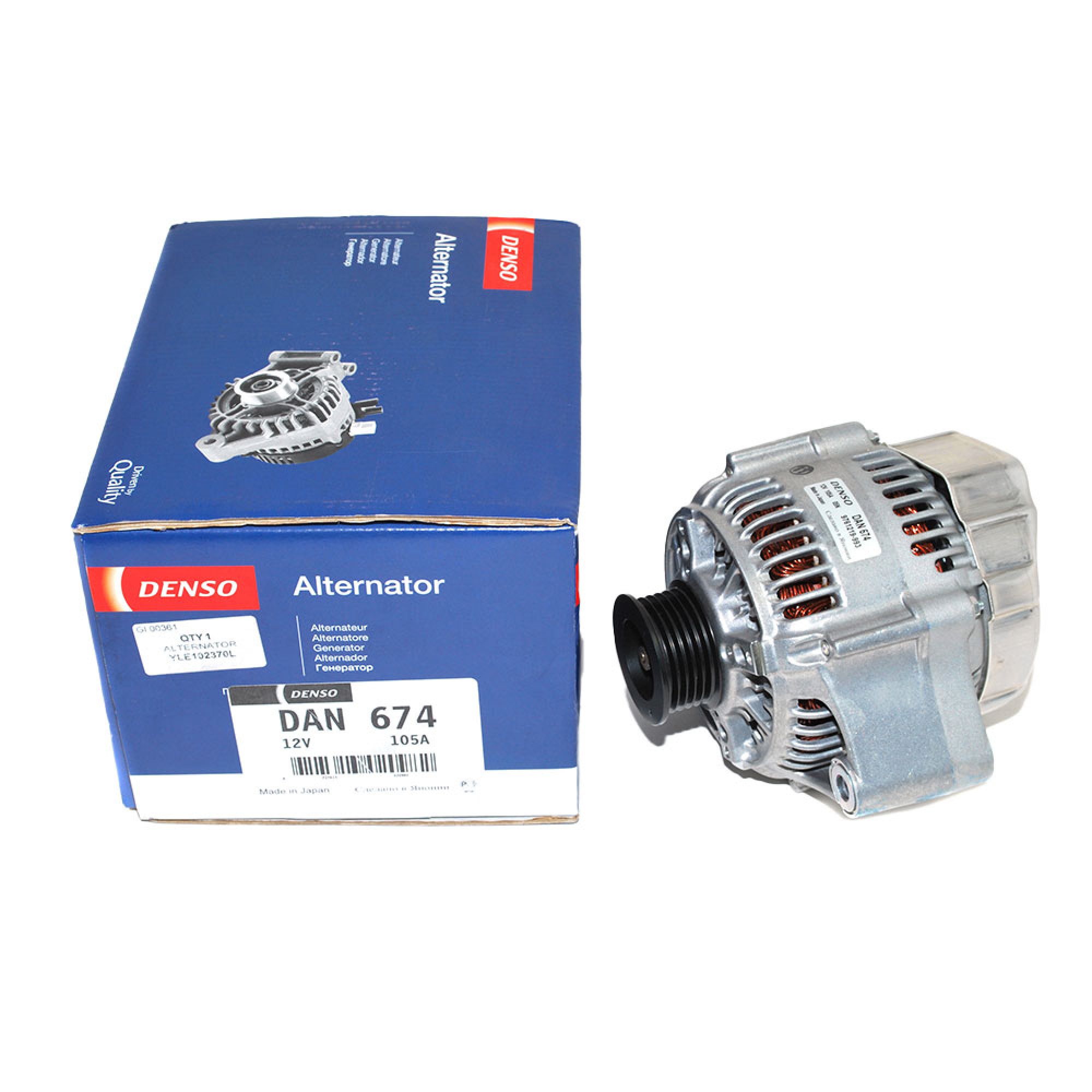 YLE102370L - Alternator Freelander 1.8. 105 Amp with A/C 1A00000>