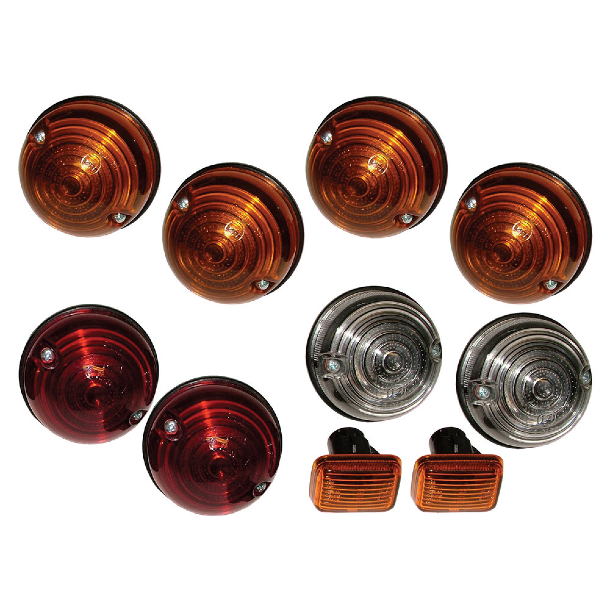 DA1080 - Defender 1994 on Light Kit 2X Side 2X Stop Tail 4X Indicator 2X Side Repeater