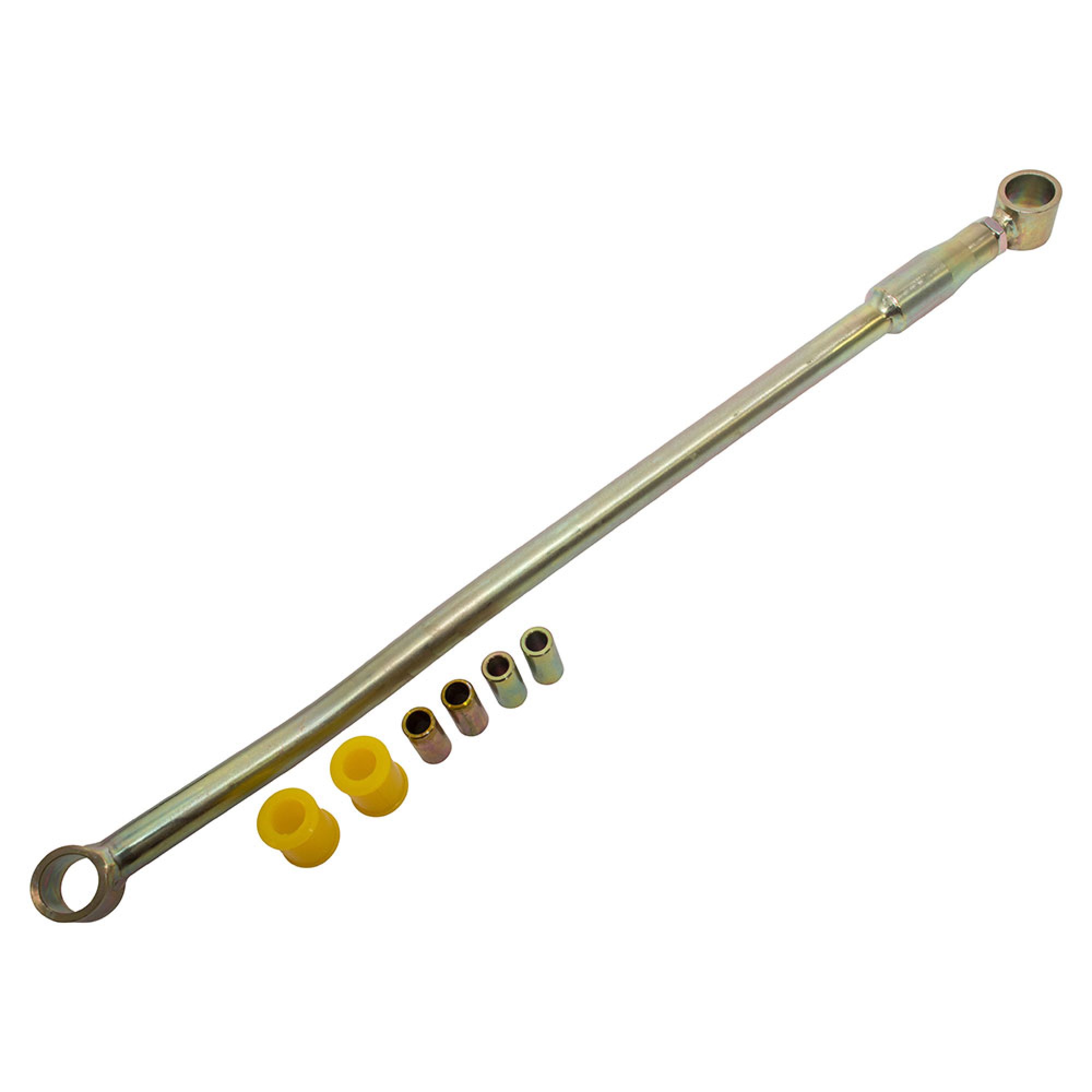 Adjustable Panhard Rod 90/110 & D1 Comes Complete with Yellow Polyurethane Bush Set.