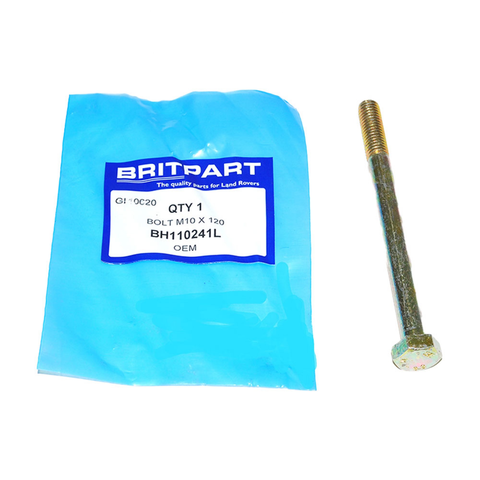BH110241L - Bolt M10 x 120mm Various Applications