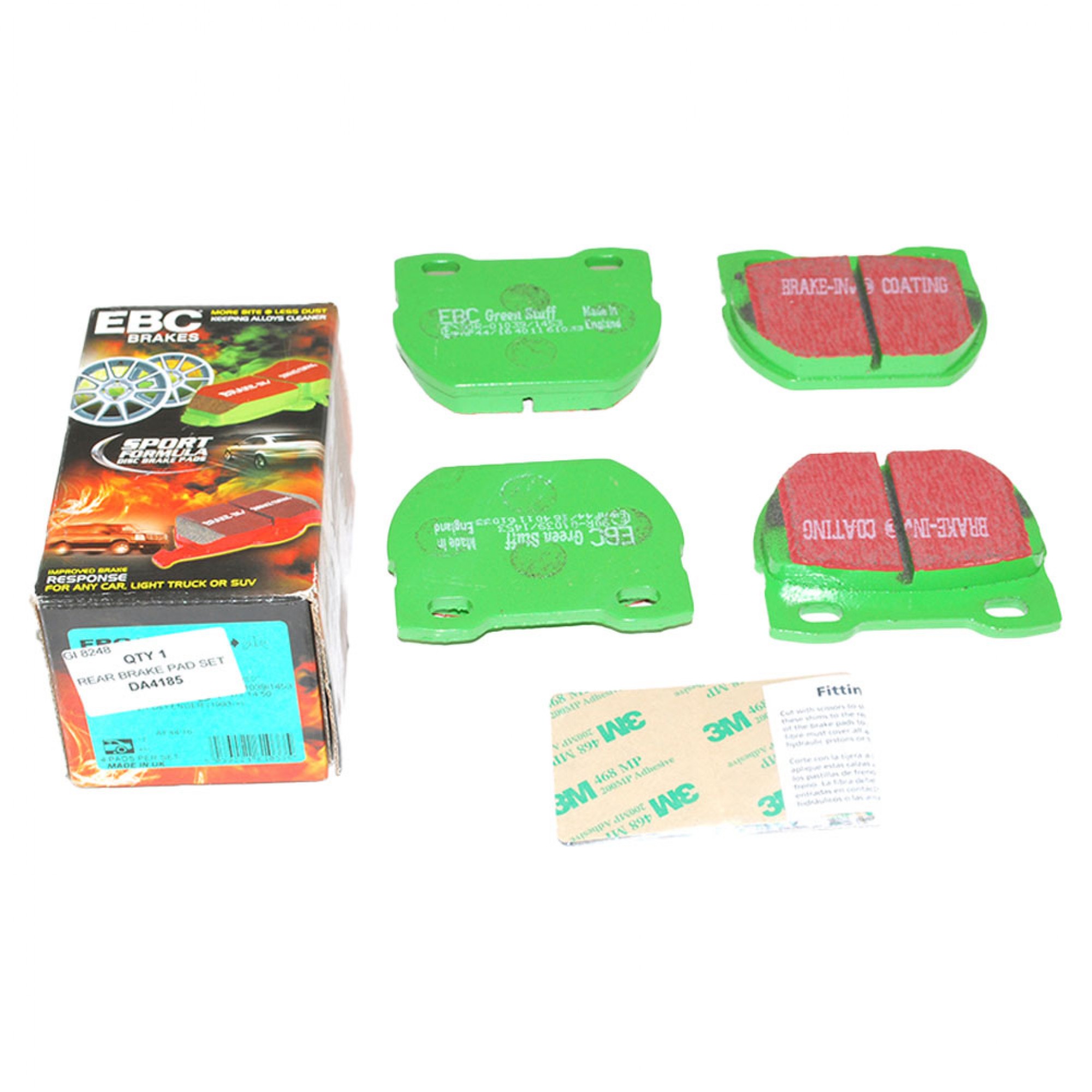 DA4185 - Ebc Green Hi Performance Rear Brake Pads 110 from 1994