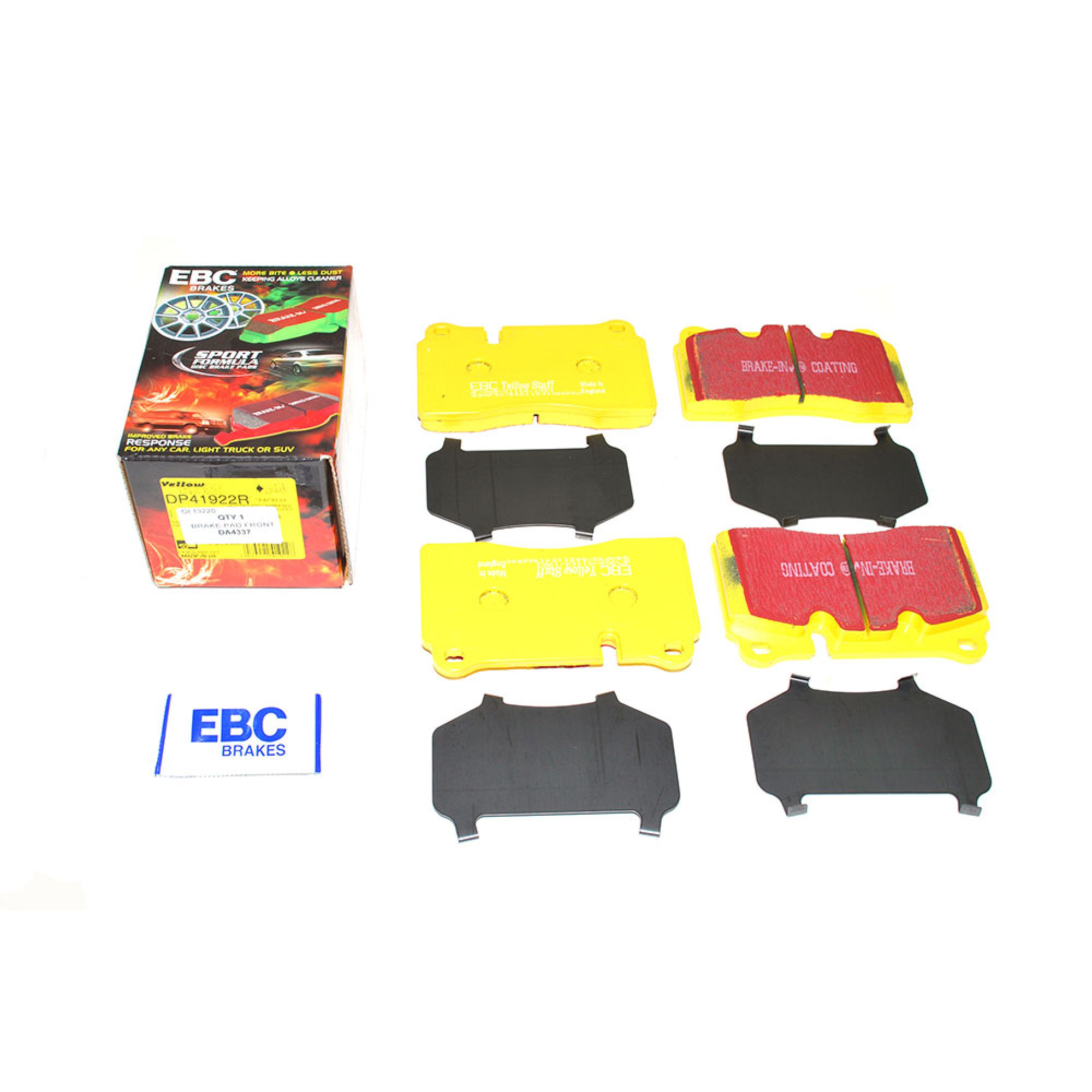 DA4337 - Yellow Stuff Brake Pads Front Ebc