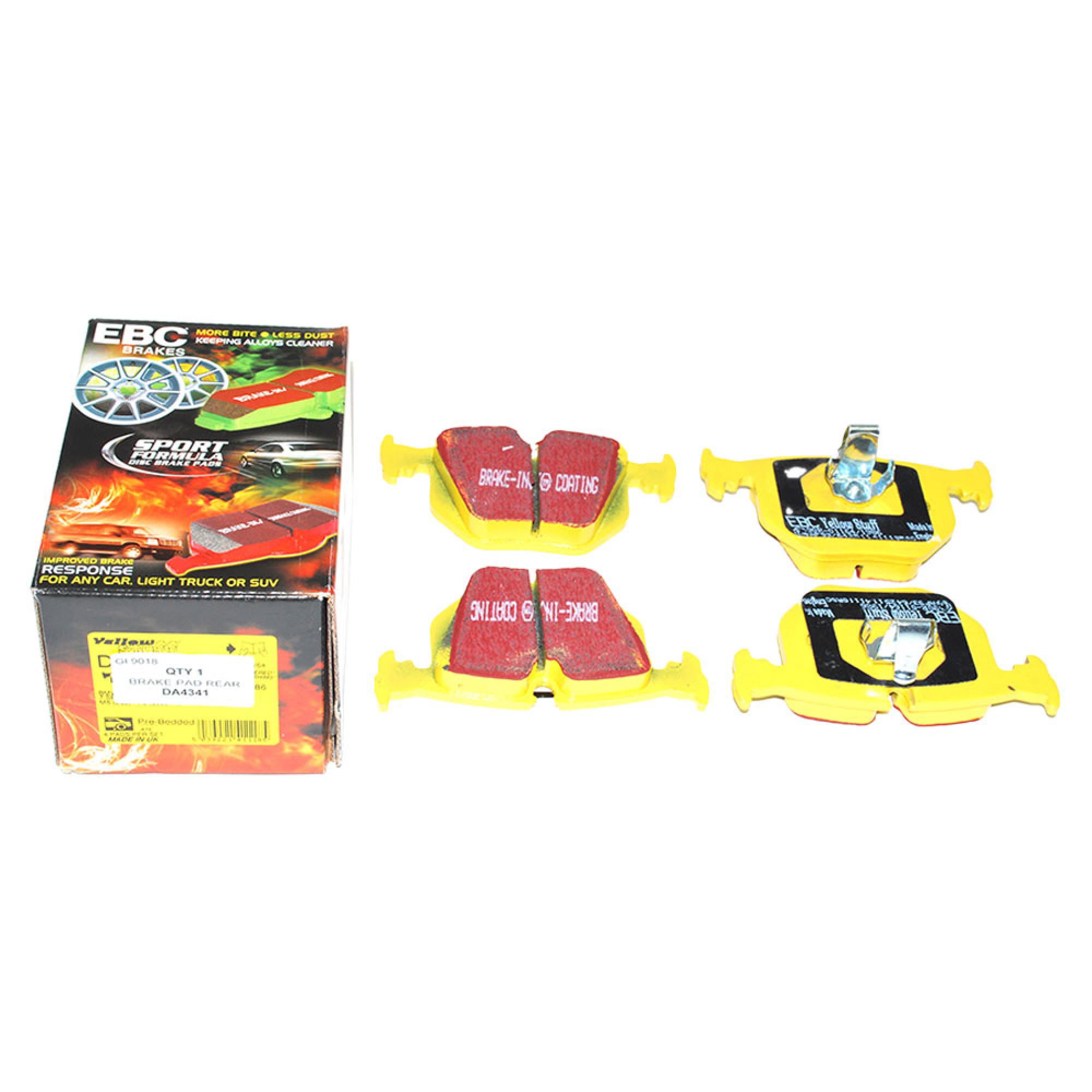 DA4341 - Ebc Yellow Stuff Brake Pad Set Rear R/R L322