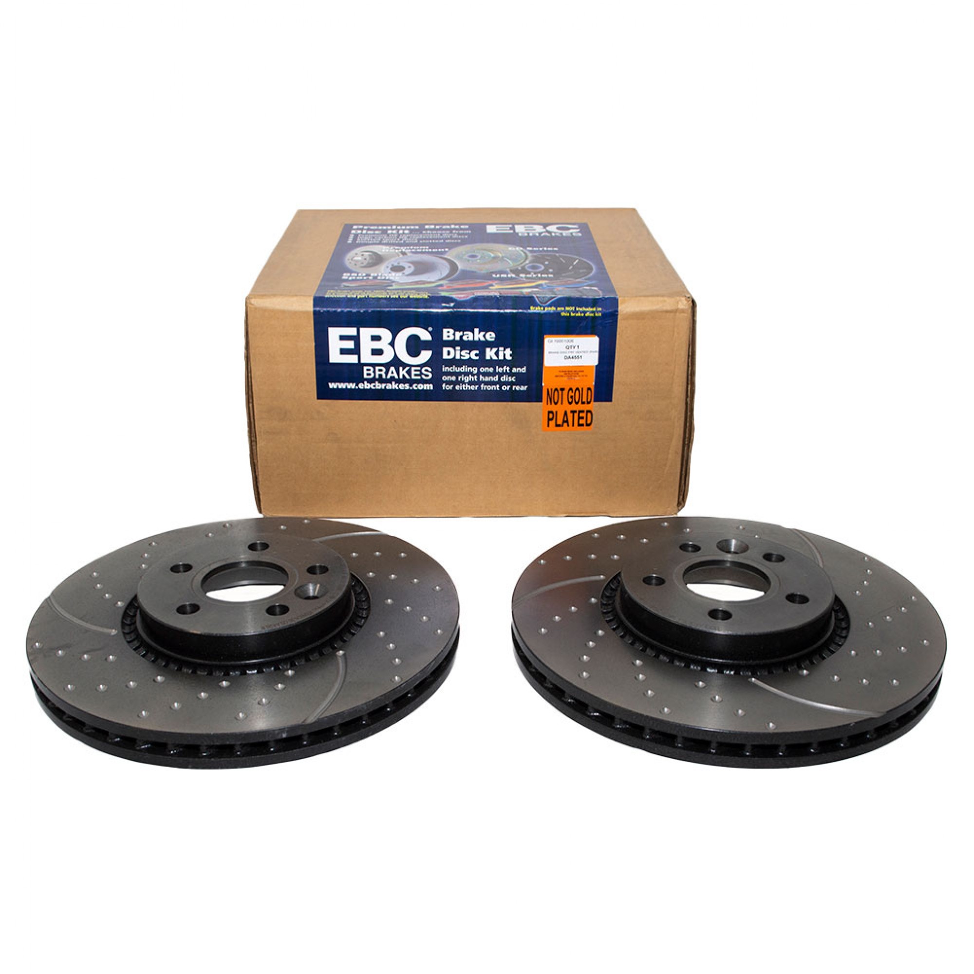 DA4551 - Freelander 2 Brake Disc Frt Vented (Pair) - Ebc