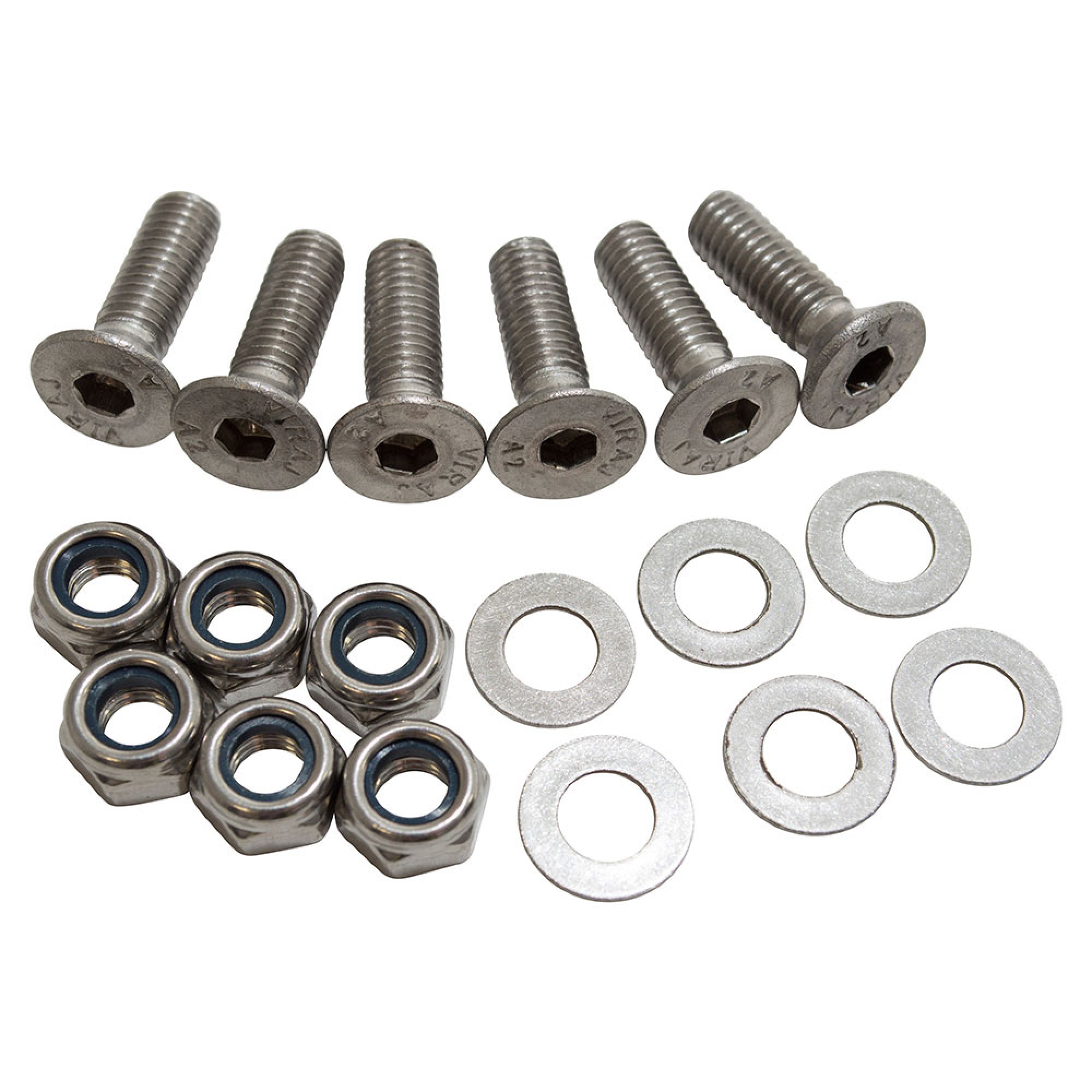 Bonnet Hinge Bolt Kit Defender Stainless Steel - DA1135