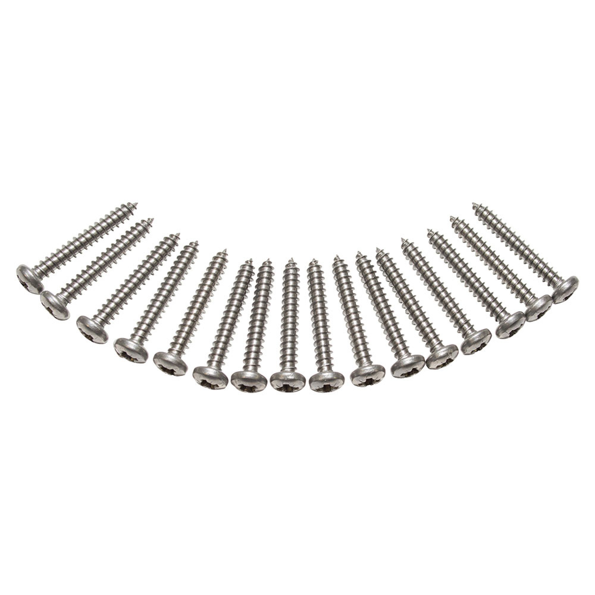 Lights Screw Kit Defender - Sidelights/Indicators & Rear Lights - Stainless Steel upto MA940040 - DA1137