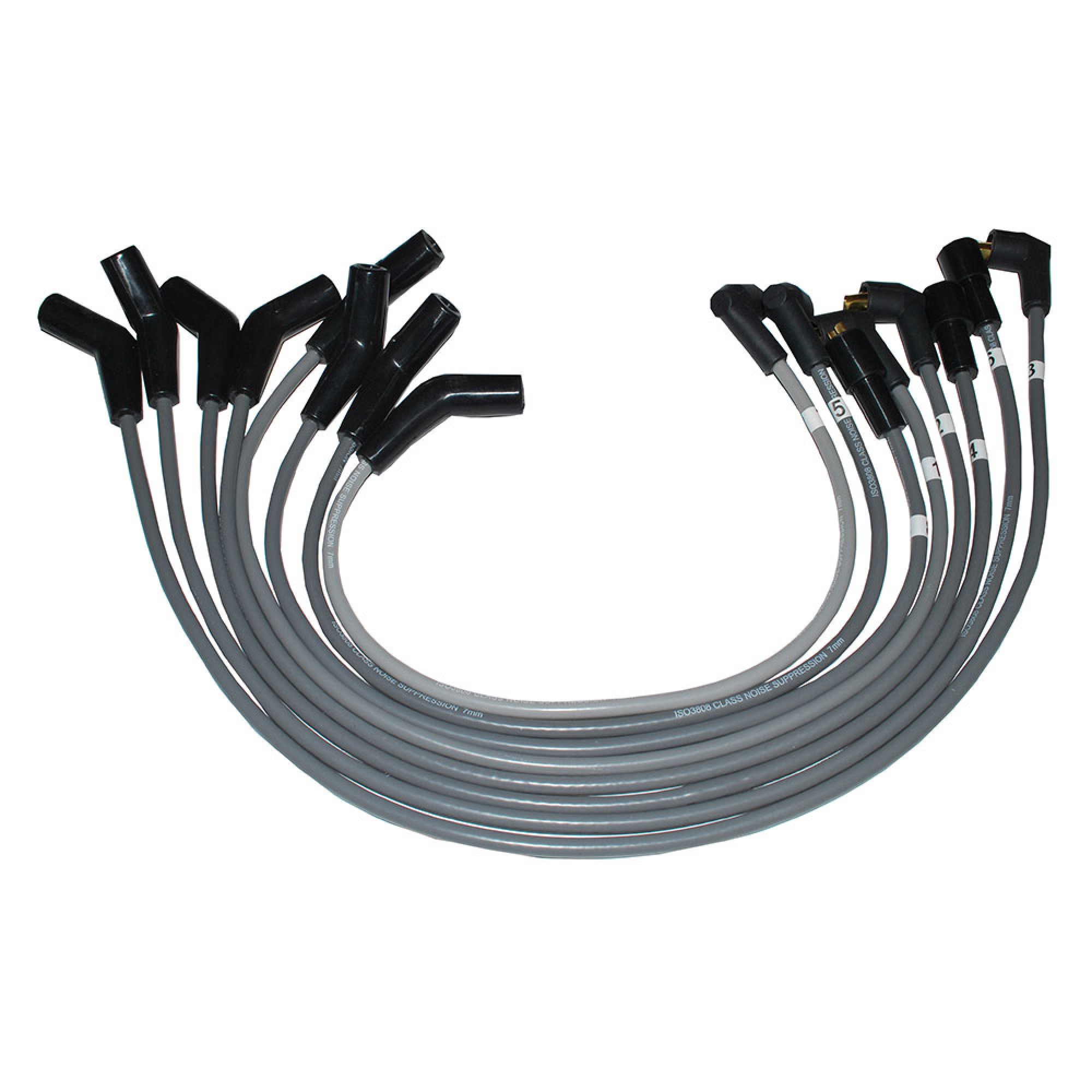 Grey Silicone V8 Ignition Lead Set 8mm P38 Uto 1999 and 90 4.0 - DA4102