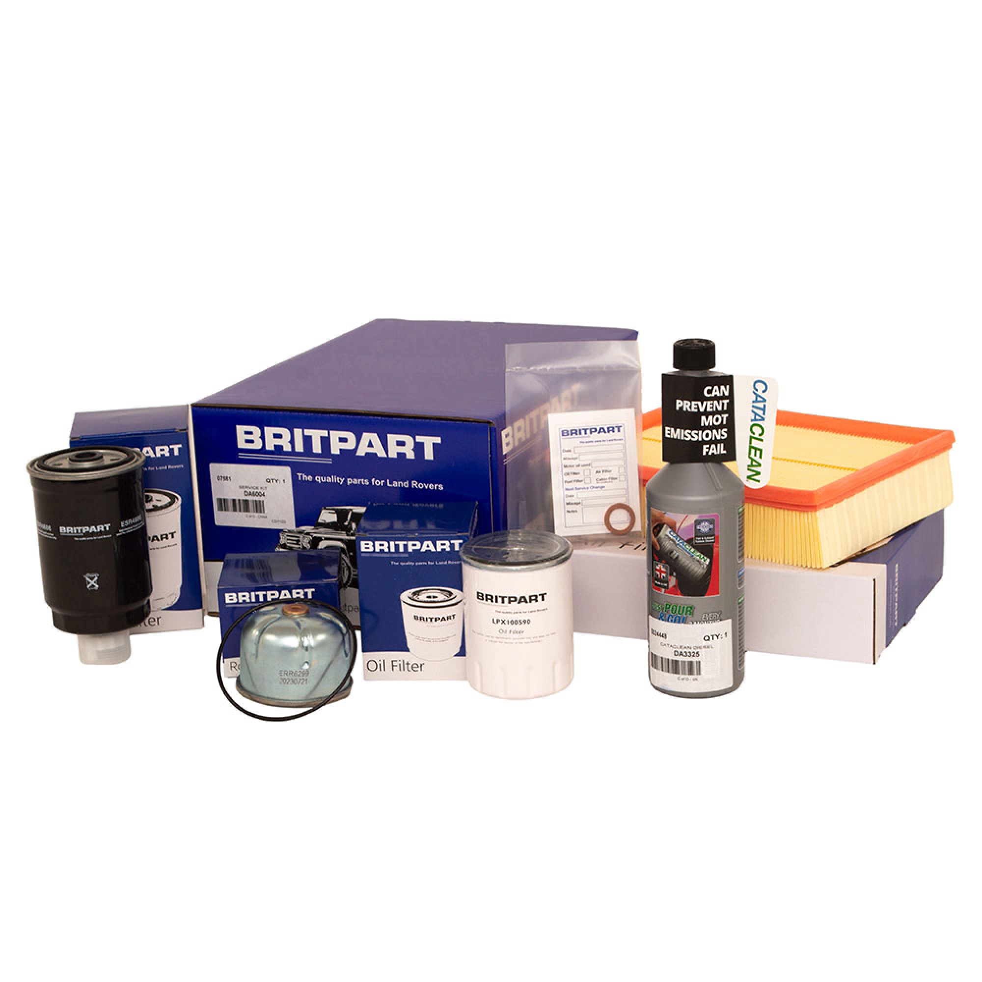 DA6004CAT - Britpart Defender/Discovery 2 TD5 Service Kit Inc Cataclean